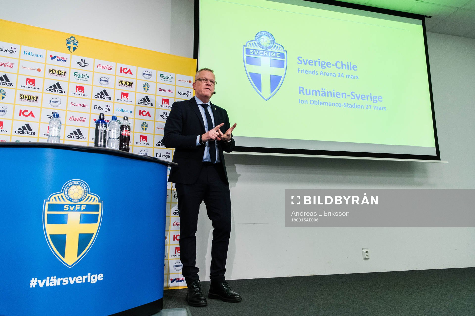 Sveriges förbundskapten Janne Andersson