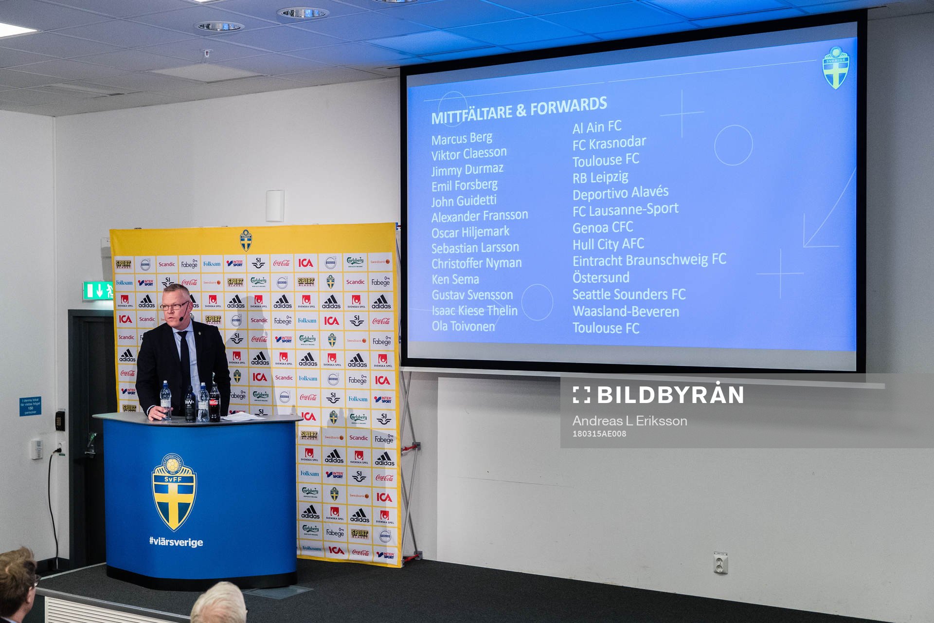 Sveriges förbundskapten Janne Andersson