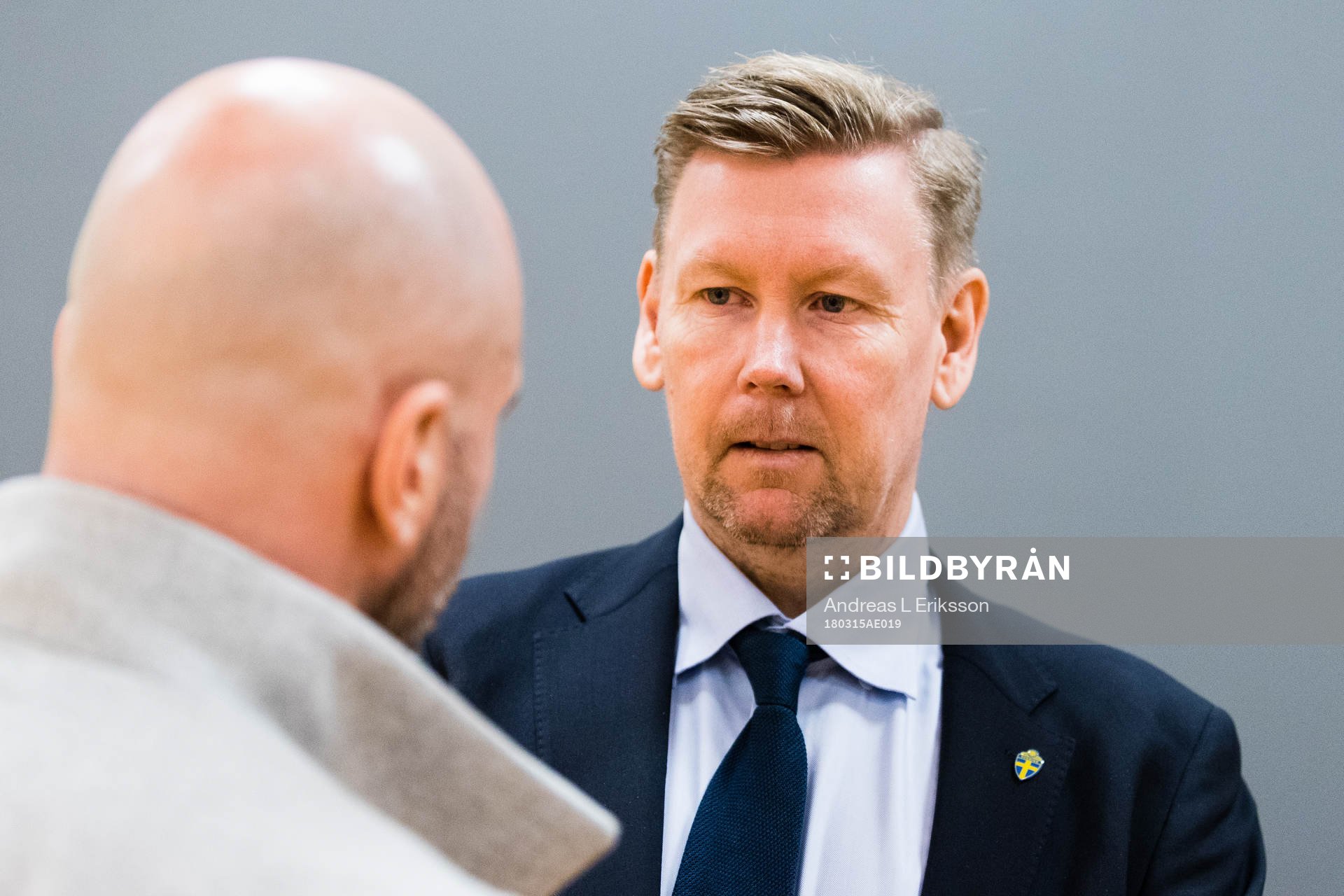 Sveriges assisterande förbundskapten Peter Wettergren