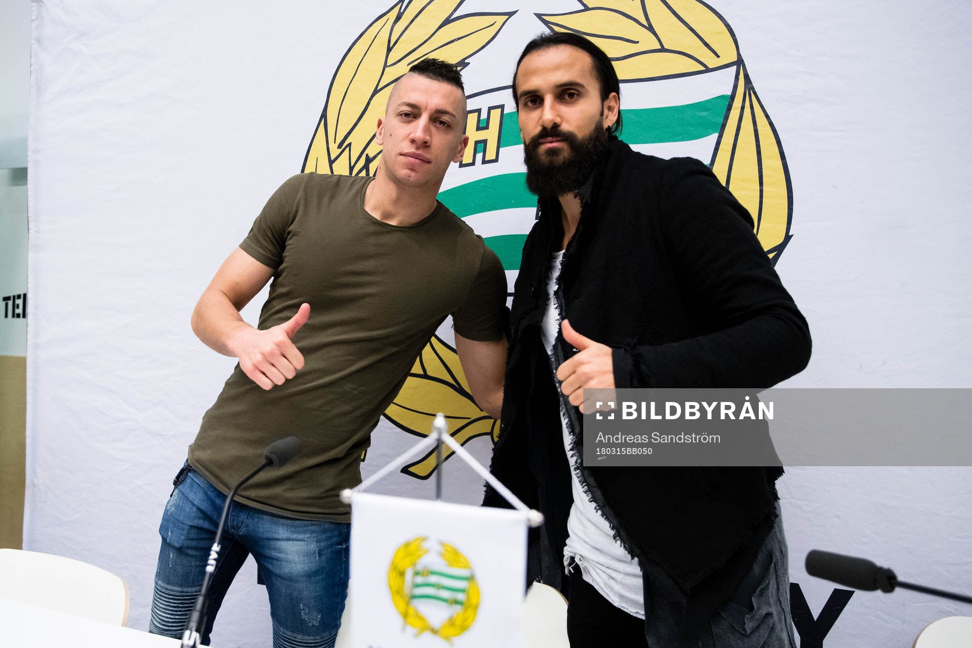 Nikola Djurdjic (v) och Erkan Zengin (h)