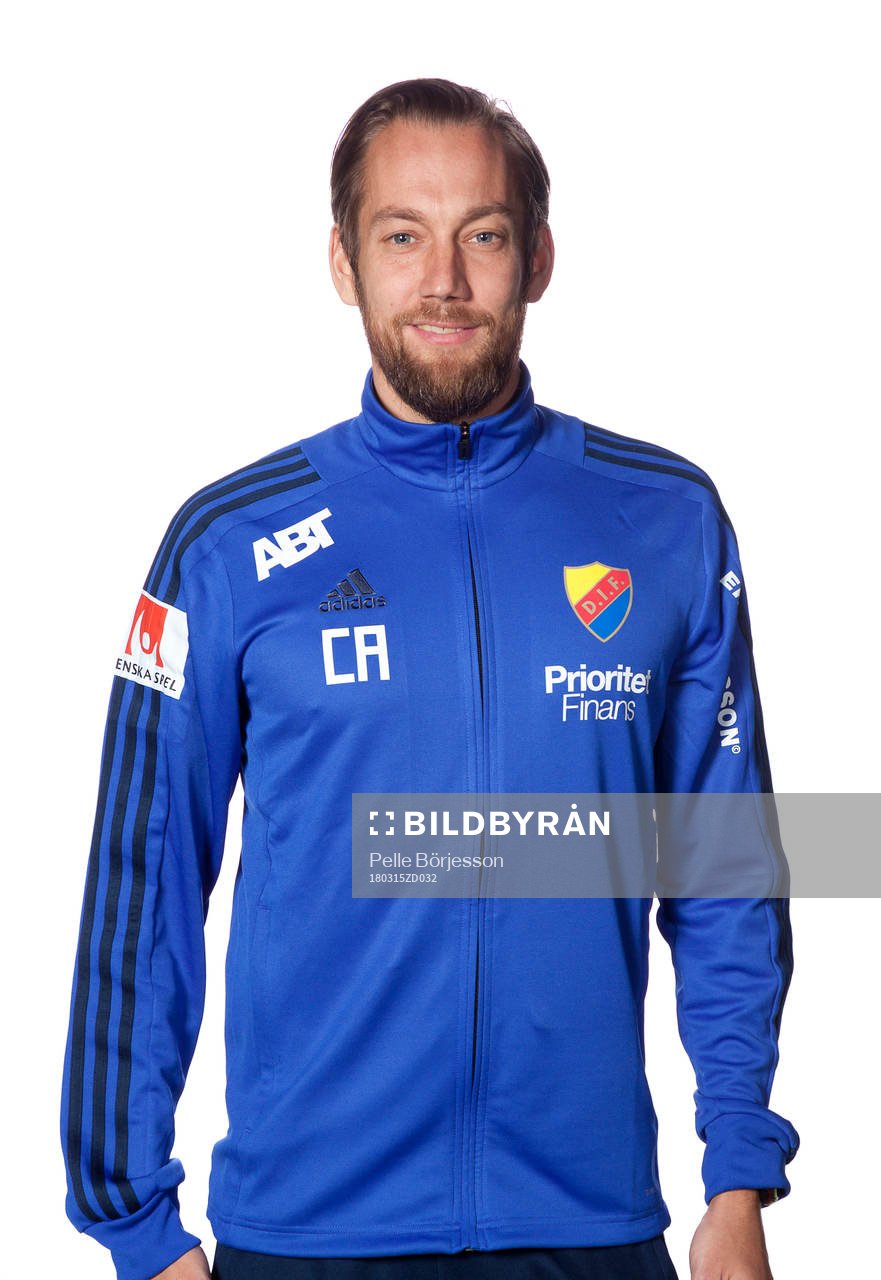 Djurgårdens naprapat Christian Andersson poserar för ett porträtt den 20 februari 2018 i Stockholm.