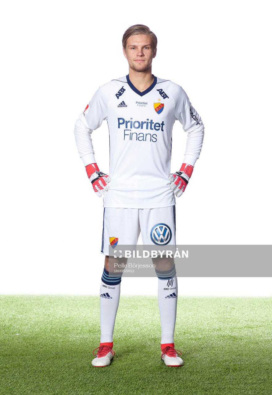Djurgårdens målvakt Oscar Jonsson