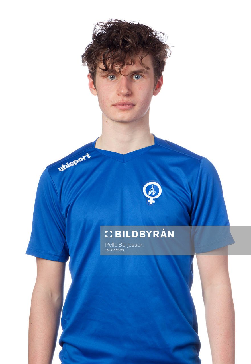Åtvidabergs Felix Winter poserar för ett porträtt den 15 mars 2018 i Åtvidaberg.