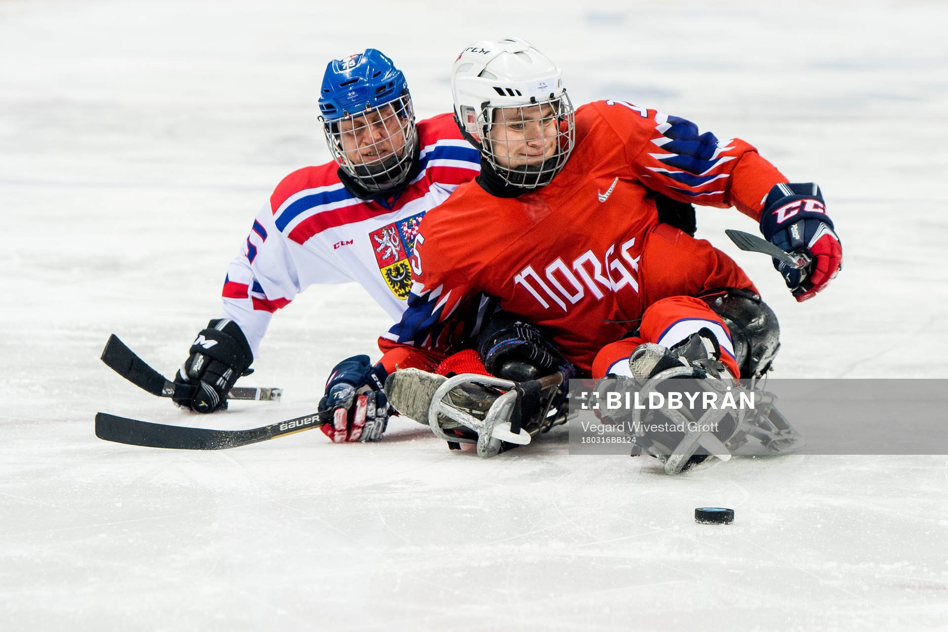 Jiri Raul of the Czech Republic and Emil Sørheim of Norway