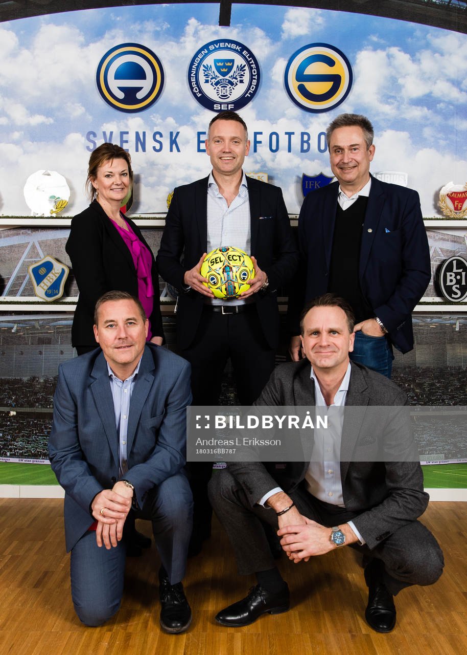 Svensk Elitfotboll (SEF) presenterar nytt sponsoravtal med