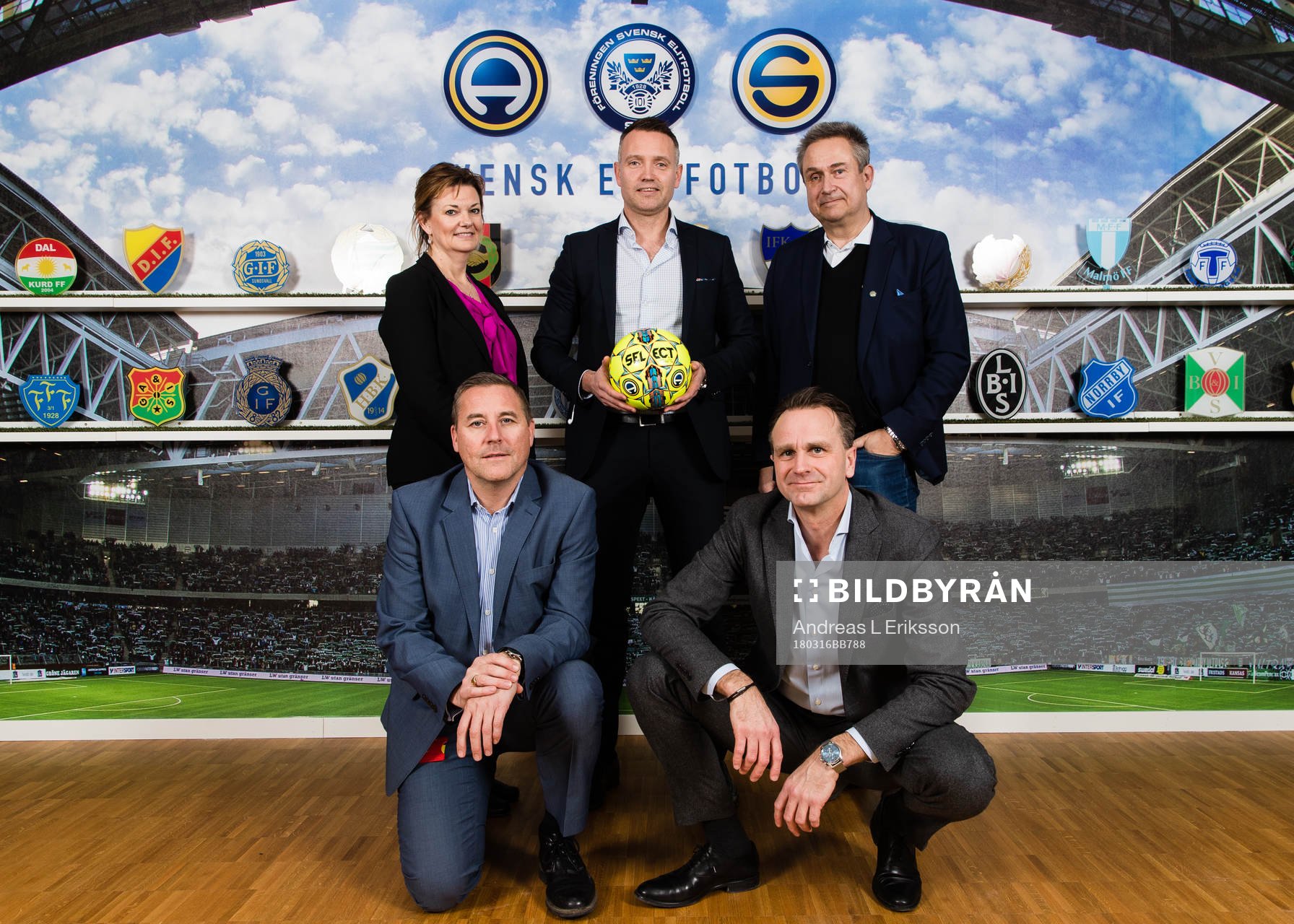 Svensk Elitfotboll (SEF) presenterar nytt sponsoravtal med