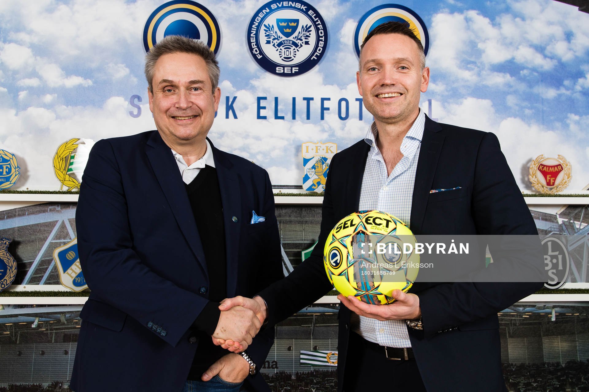 Svensk Elitfotboll (SEF) presenterar nytt sponsoravtal med