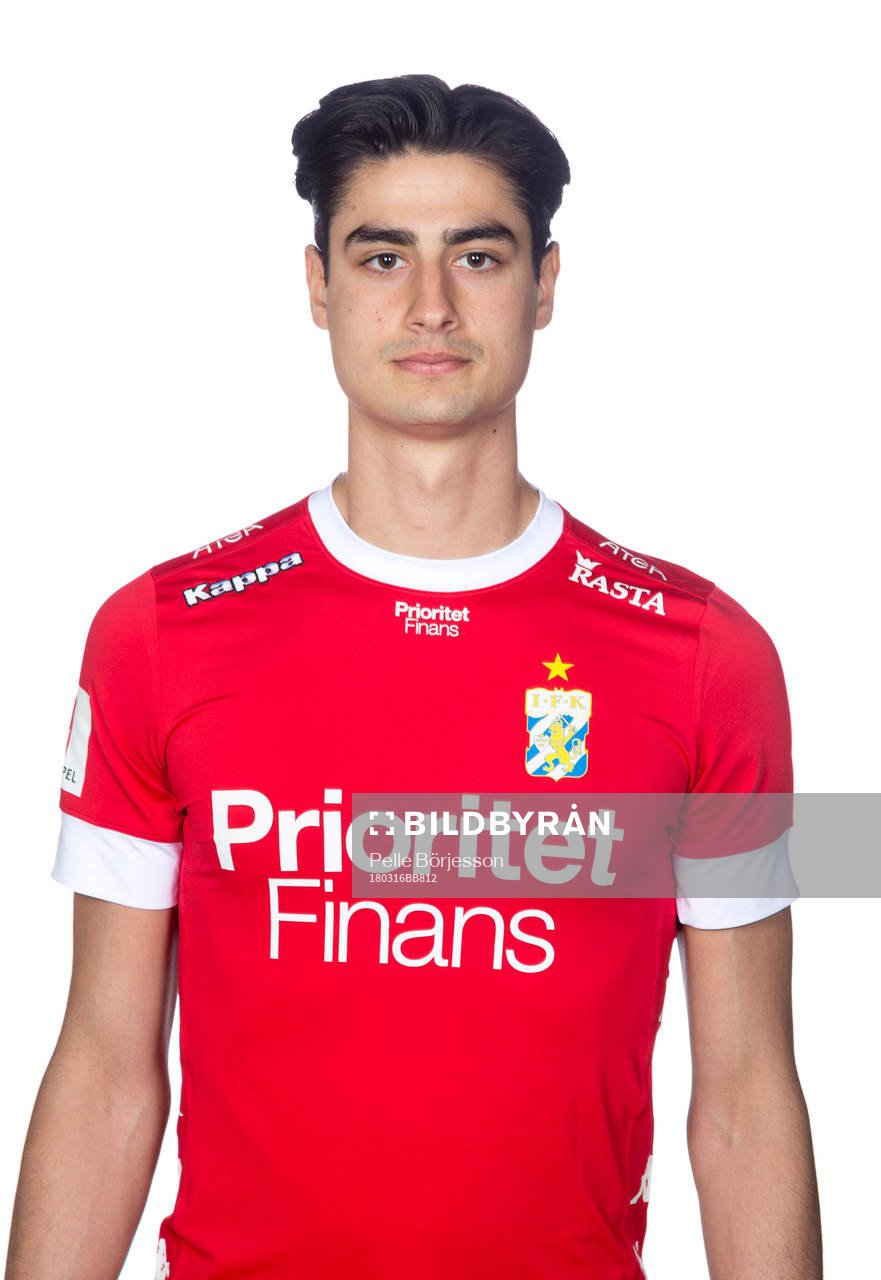 IFK Göteborgs målvakt Tom Amos poserar för ett porträtt den 16 mars 2018 i Göteborg.