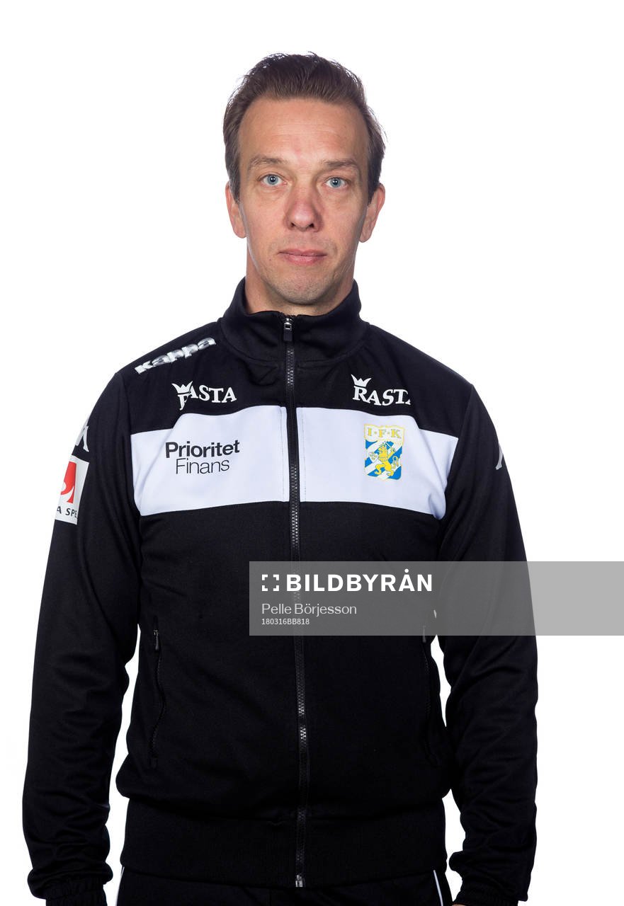 IFK Göteborgs fysio Roland Kaldéus poserar för ett porträtt den 16 mars 2018 i Göteborg.