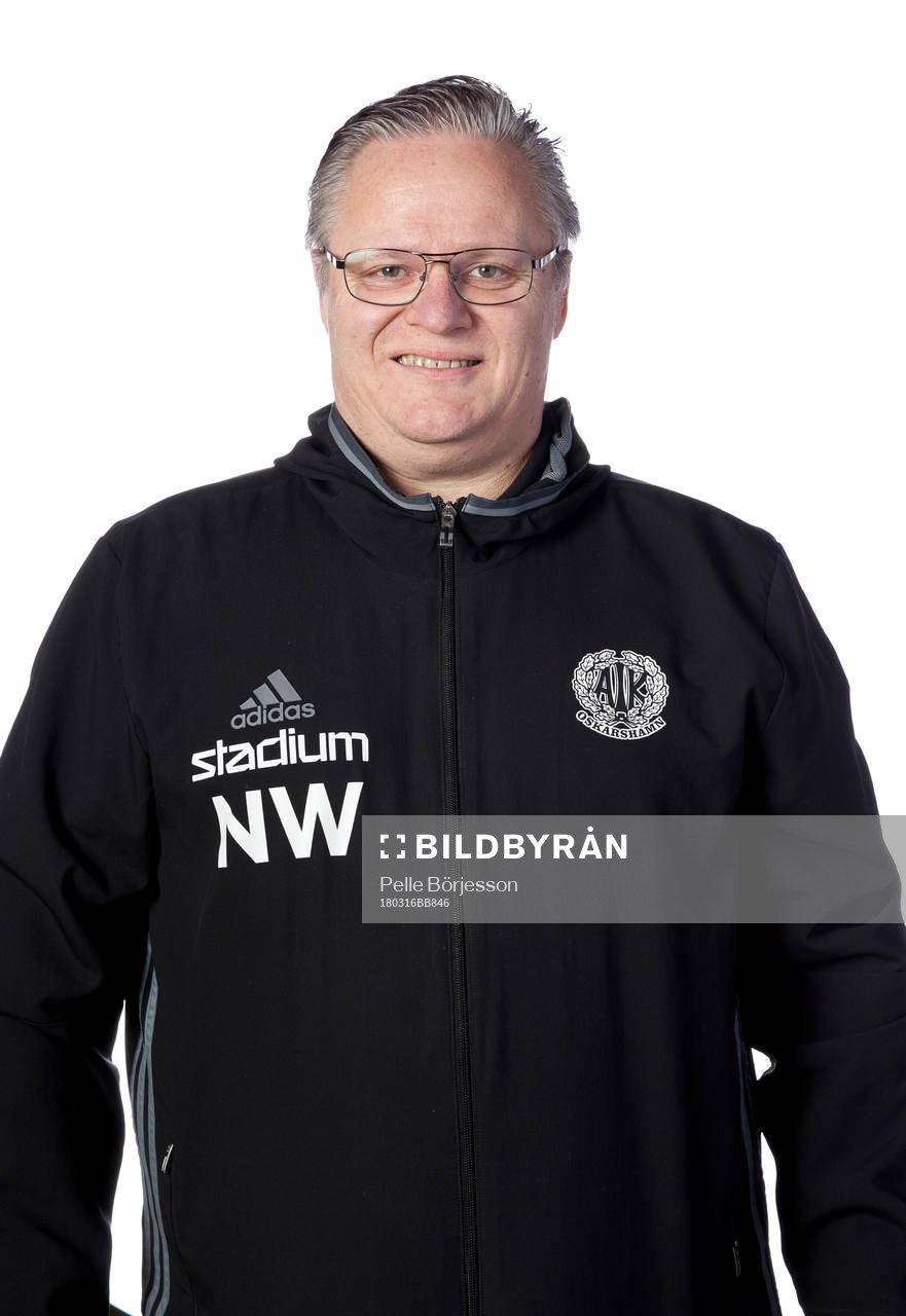 Oskarshamns hjälp tränare Niclas Wilhelmsson