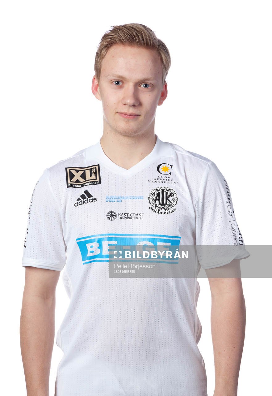 Oskarshamns Anton Olsson poserar för ett porträtt den 16 mars 2018 i Oskarshamn.