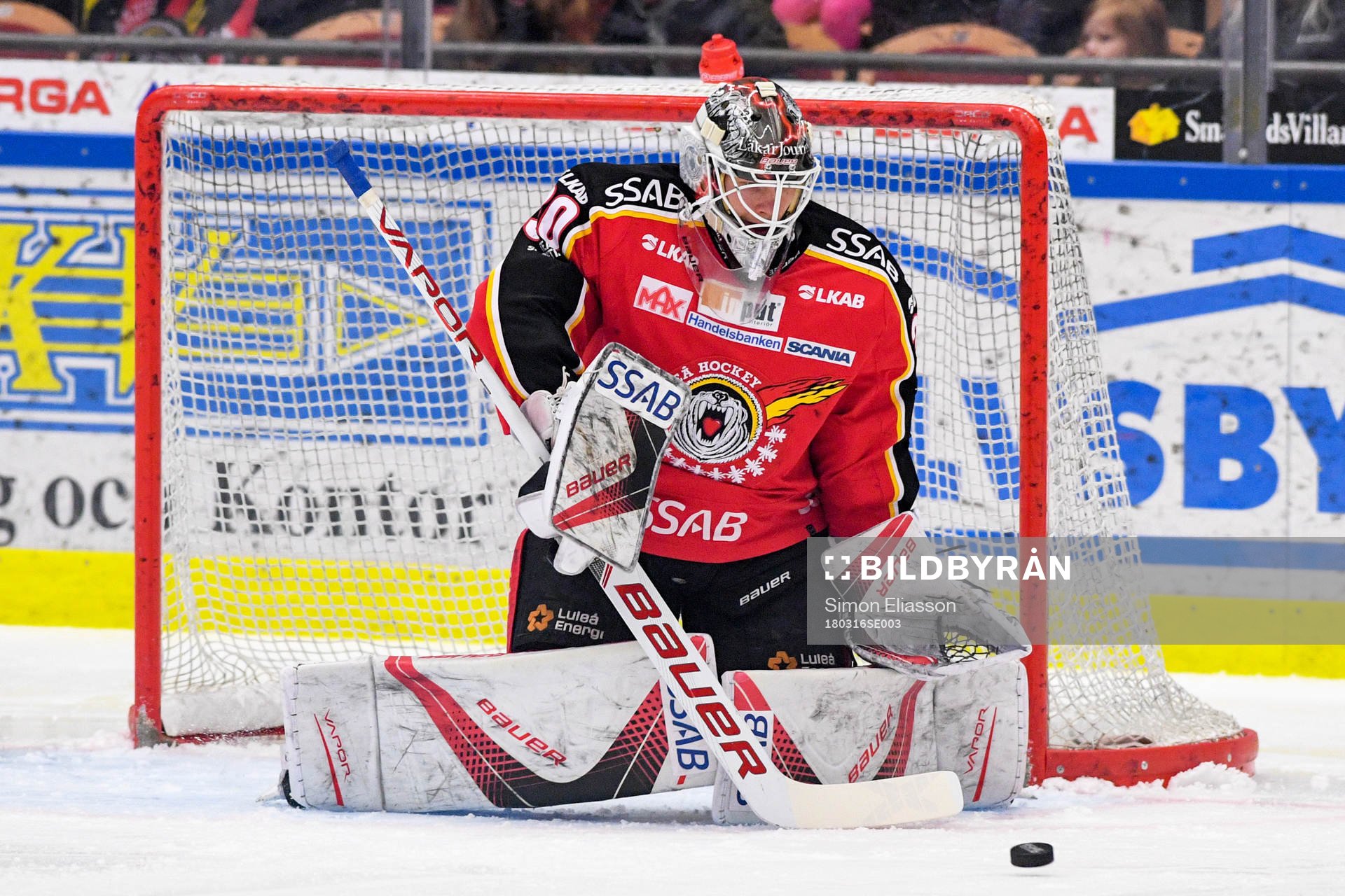 Luleås målvakt Filip Gustavsson
