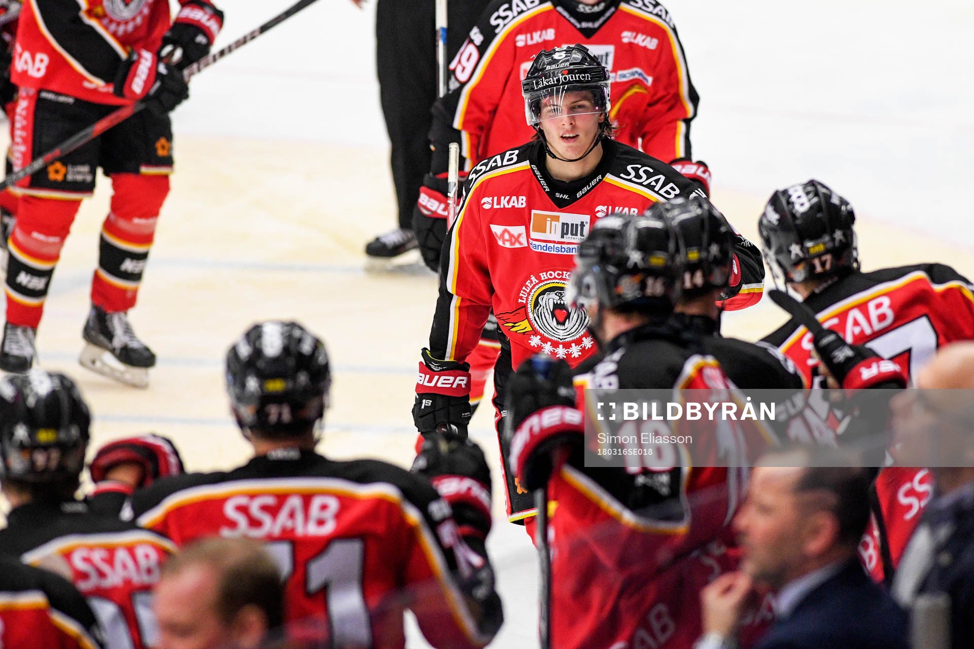 Luleås Isac Lundeström jublar