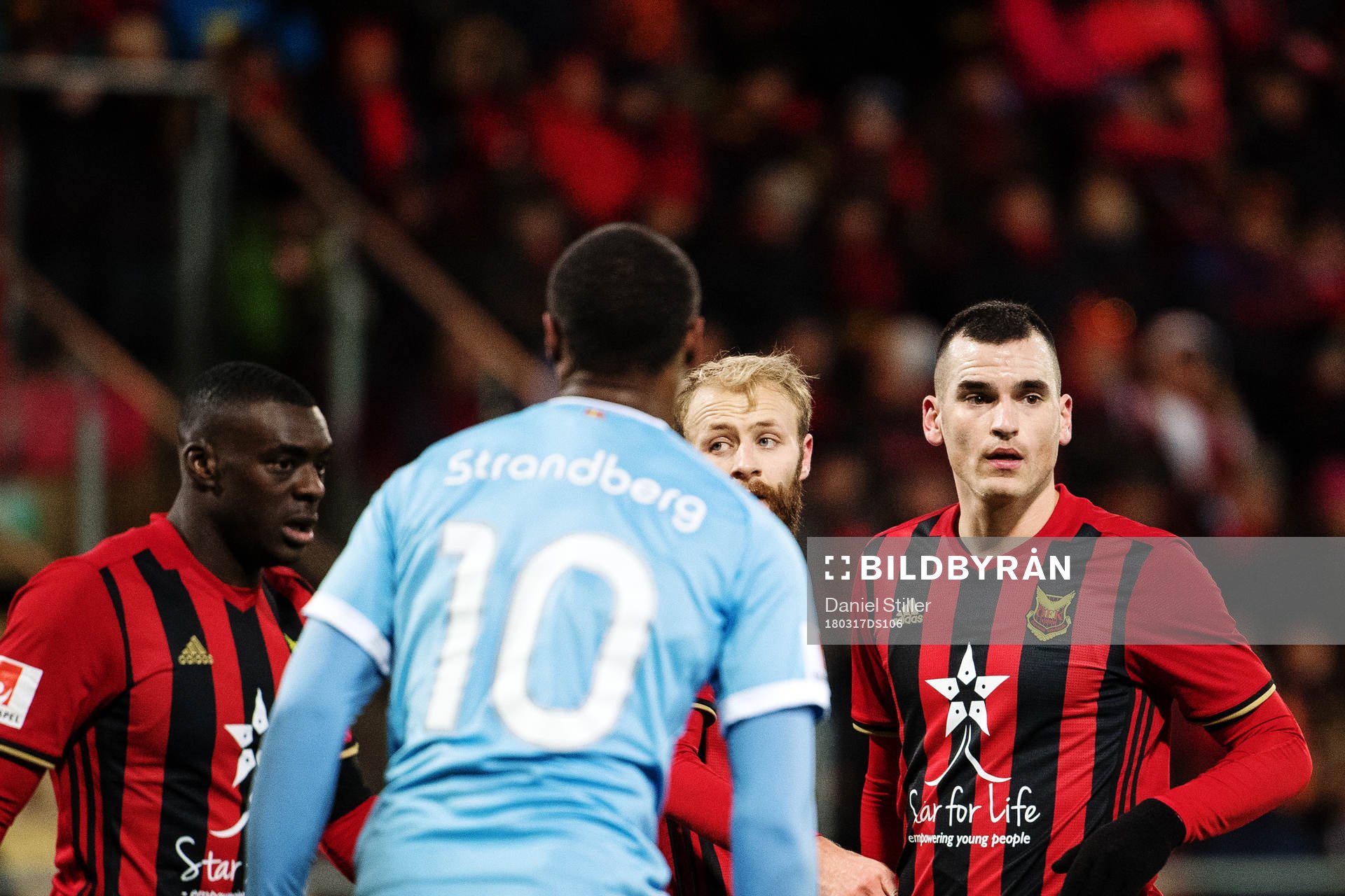 Östersunds Ken Sema, Curtis Edwards och Dino Islamovic