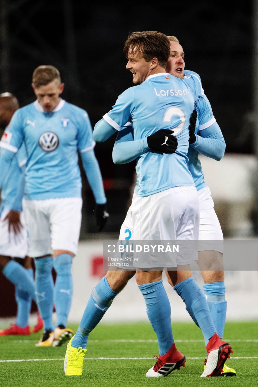 Malmö FFs Eric Larsson jublar