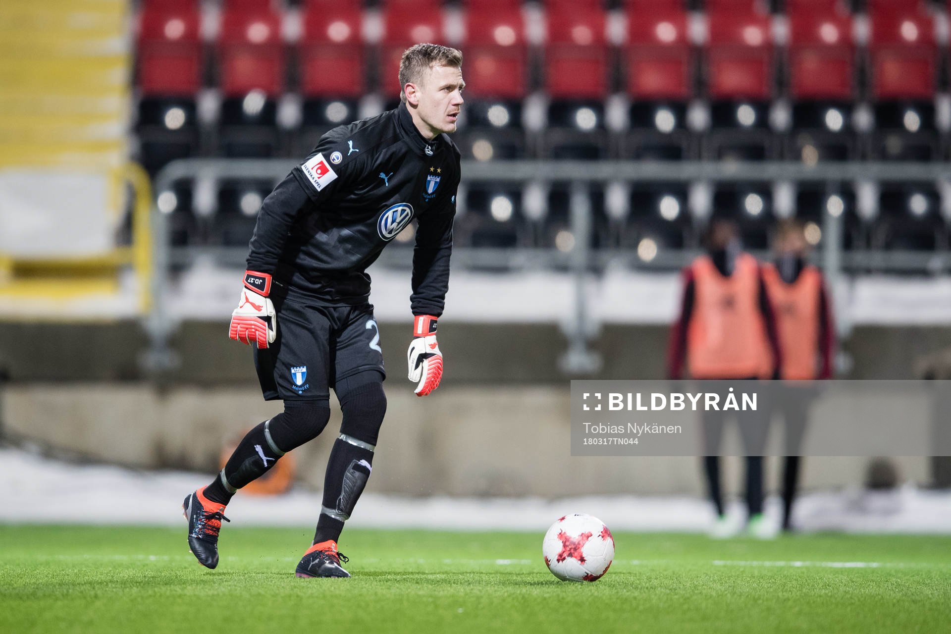Malmö FFs målvakt Johan Dahlin