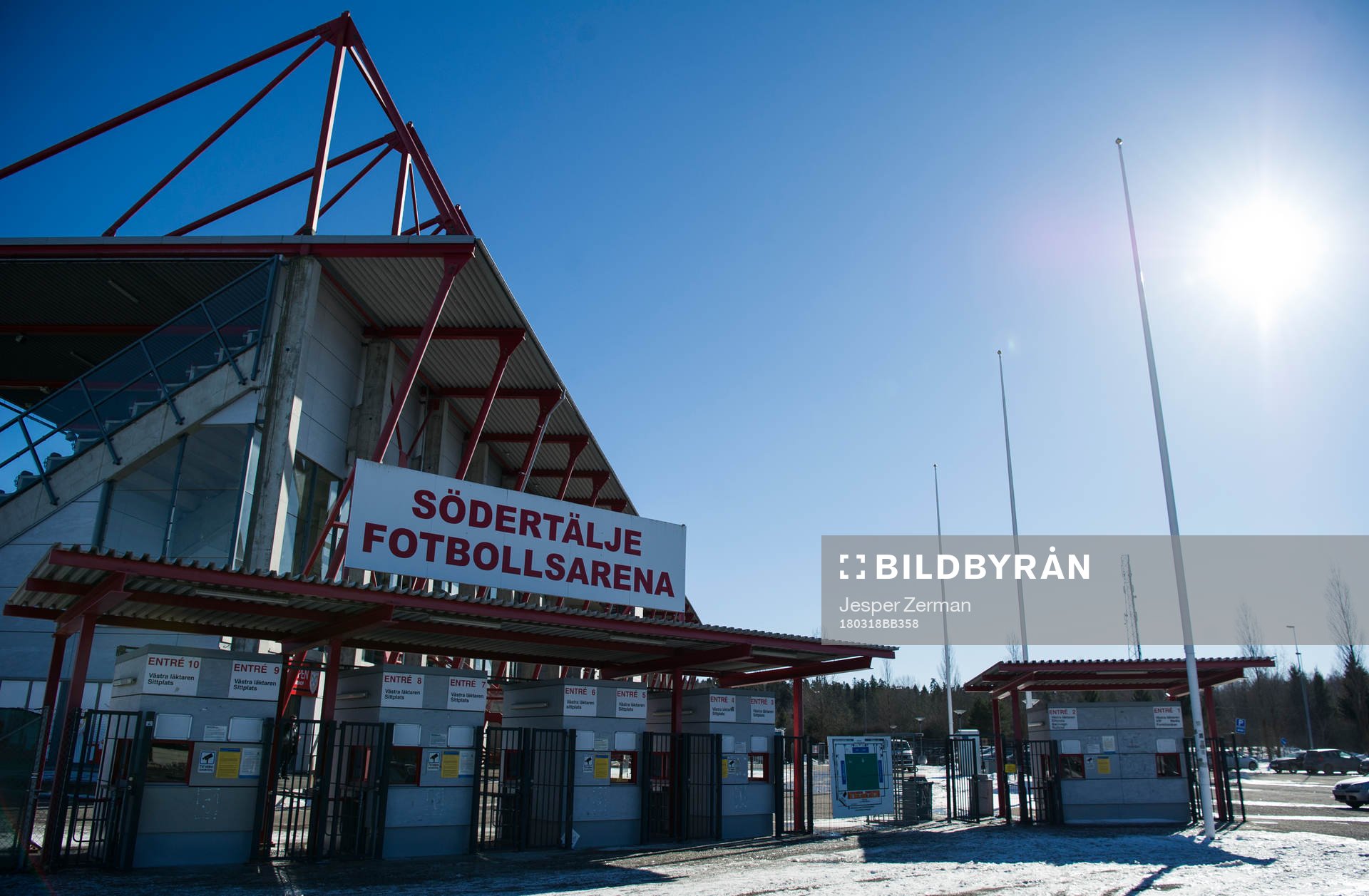 Entrén till Södertälje Fotbollsarena