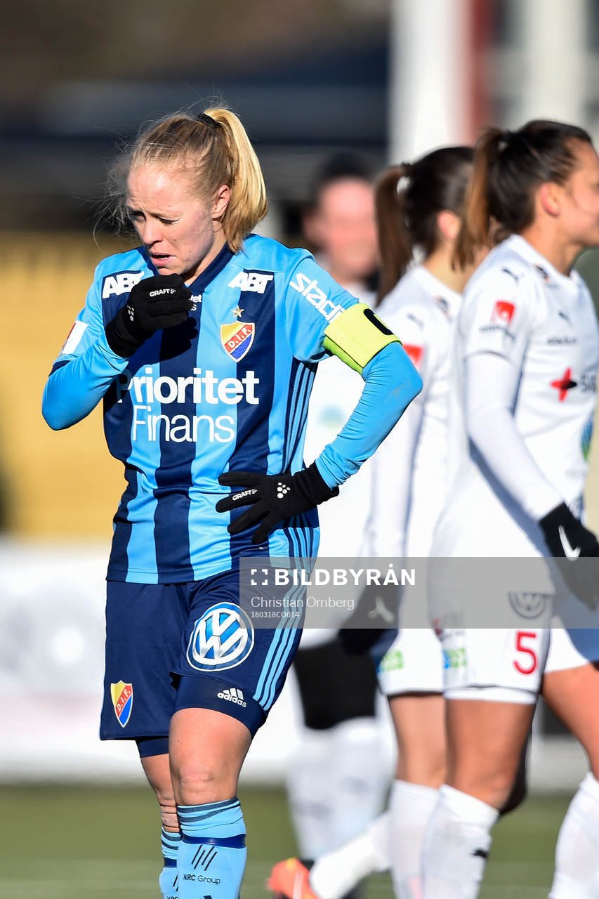 Djurgårdens Mia Jalkerud deppar