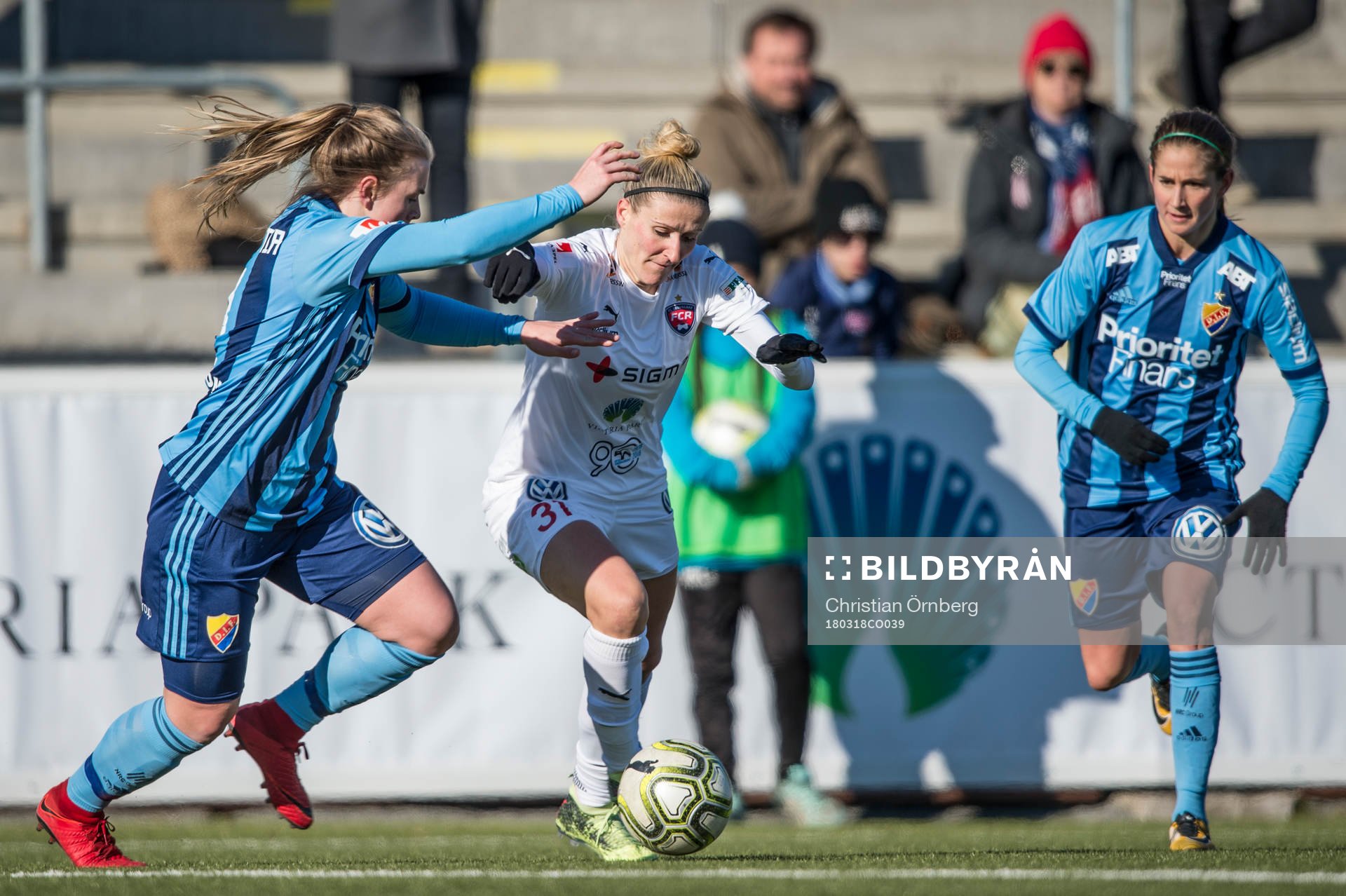 Rosengårds Anja Mittag mot Djurgårdens Ingibjörg