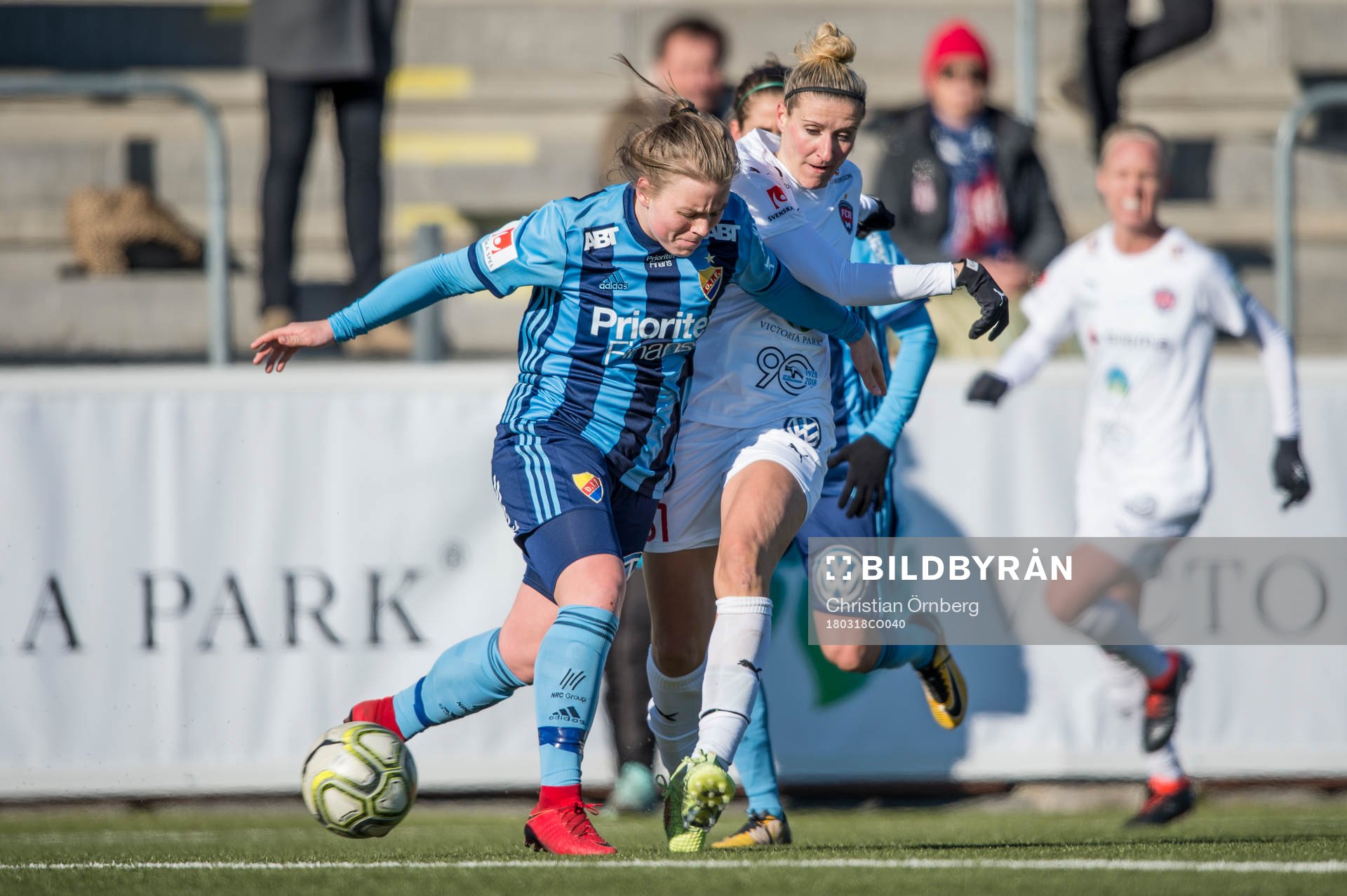 Rosengårds Anja Mittag mot Djurgårdens Ingibjörg