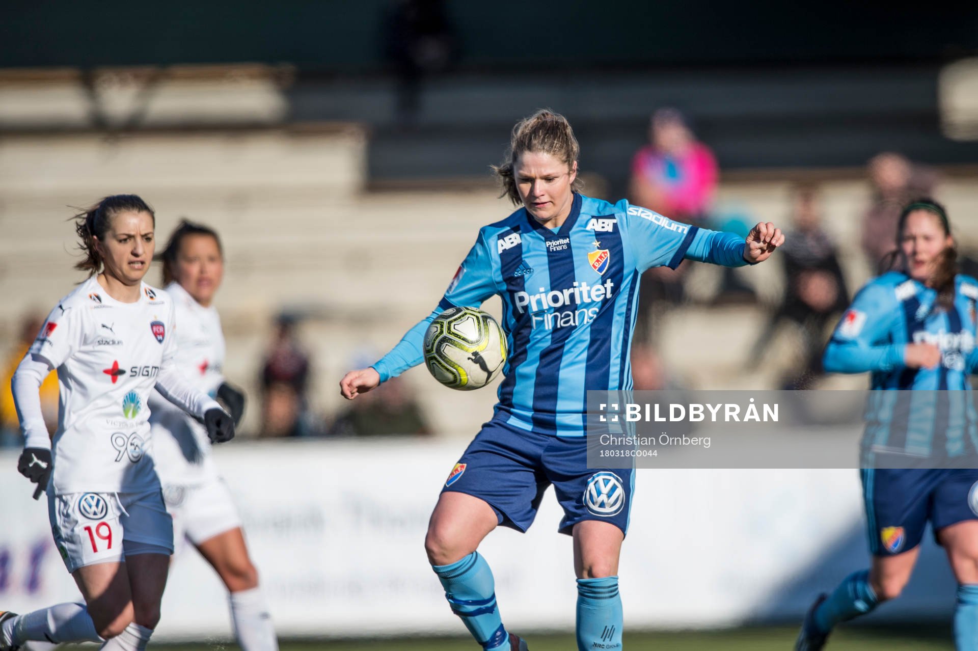 Djurgårdens Kim Sundlöv mot Rosengårds Iva Landeka