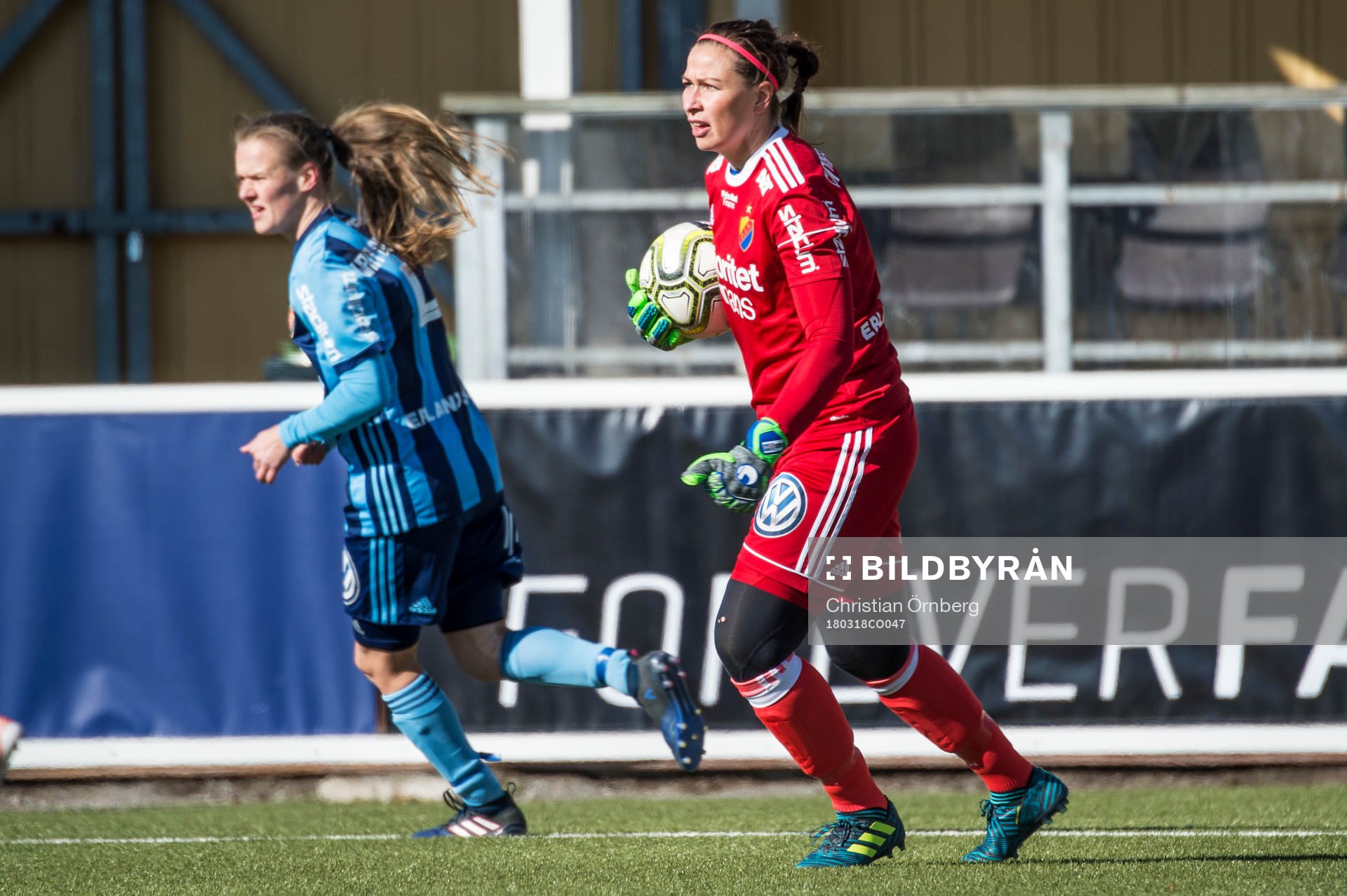 Djurgårdens målvakt Gudbjörg Gunnarsdottir