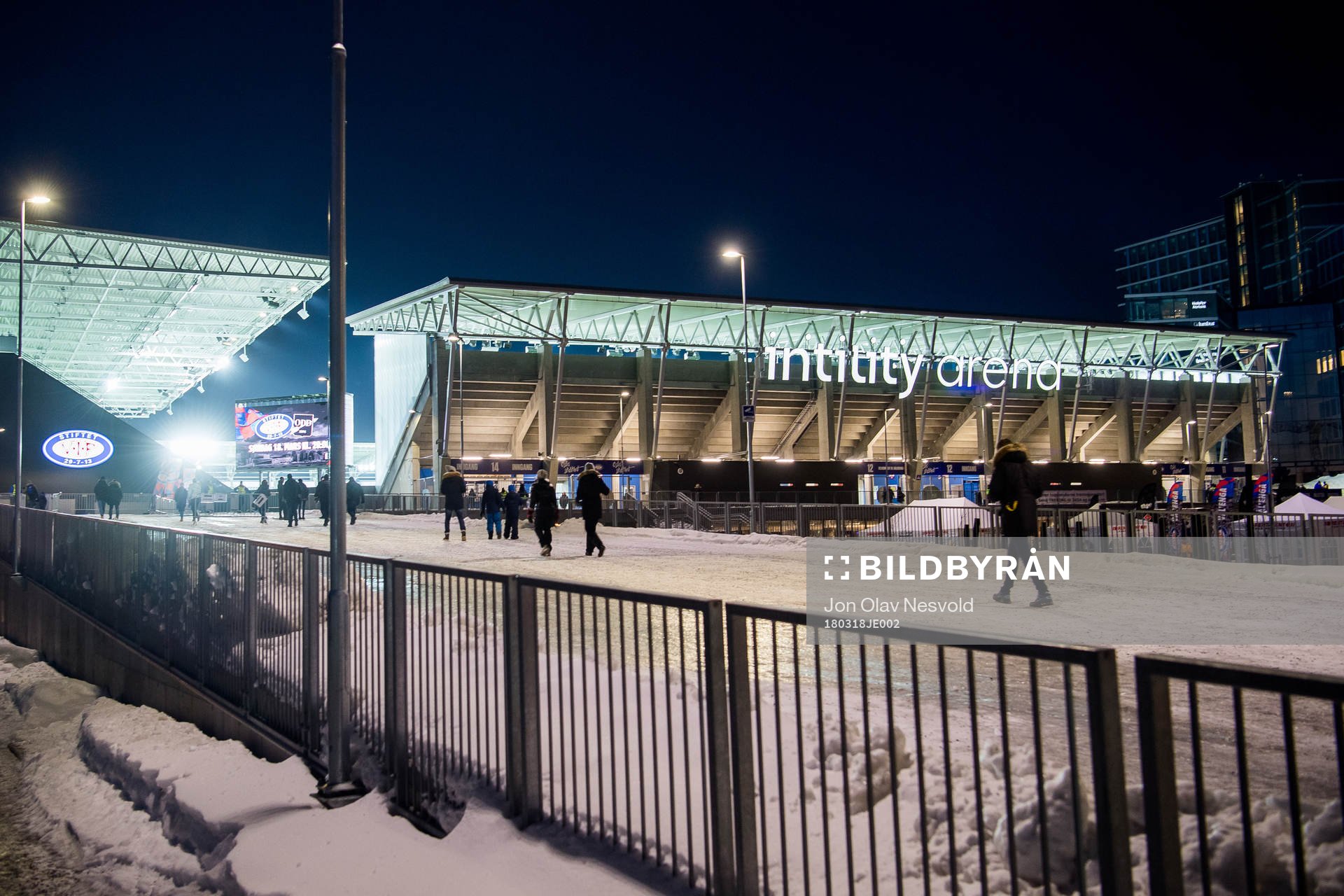 General exterior view of Intility Arena