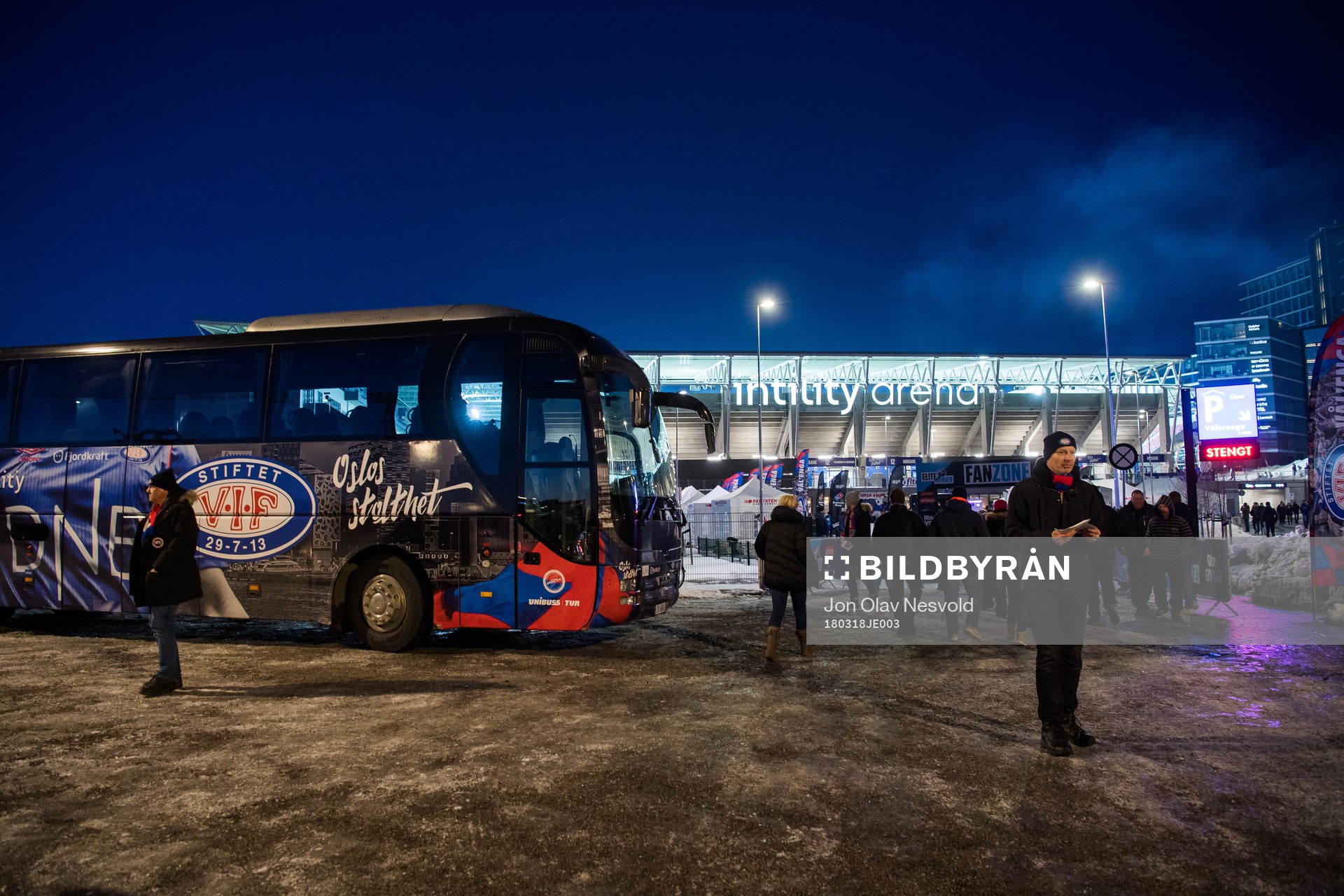 General exterior view of Intility Arena