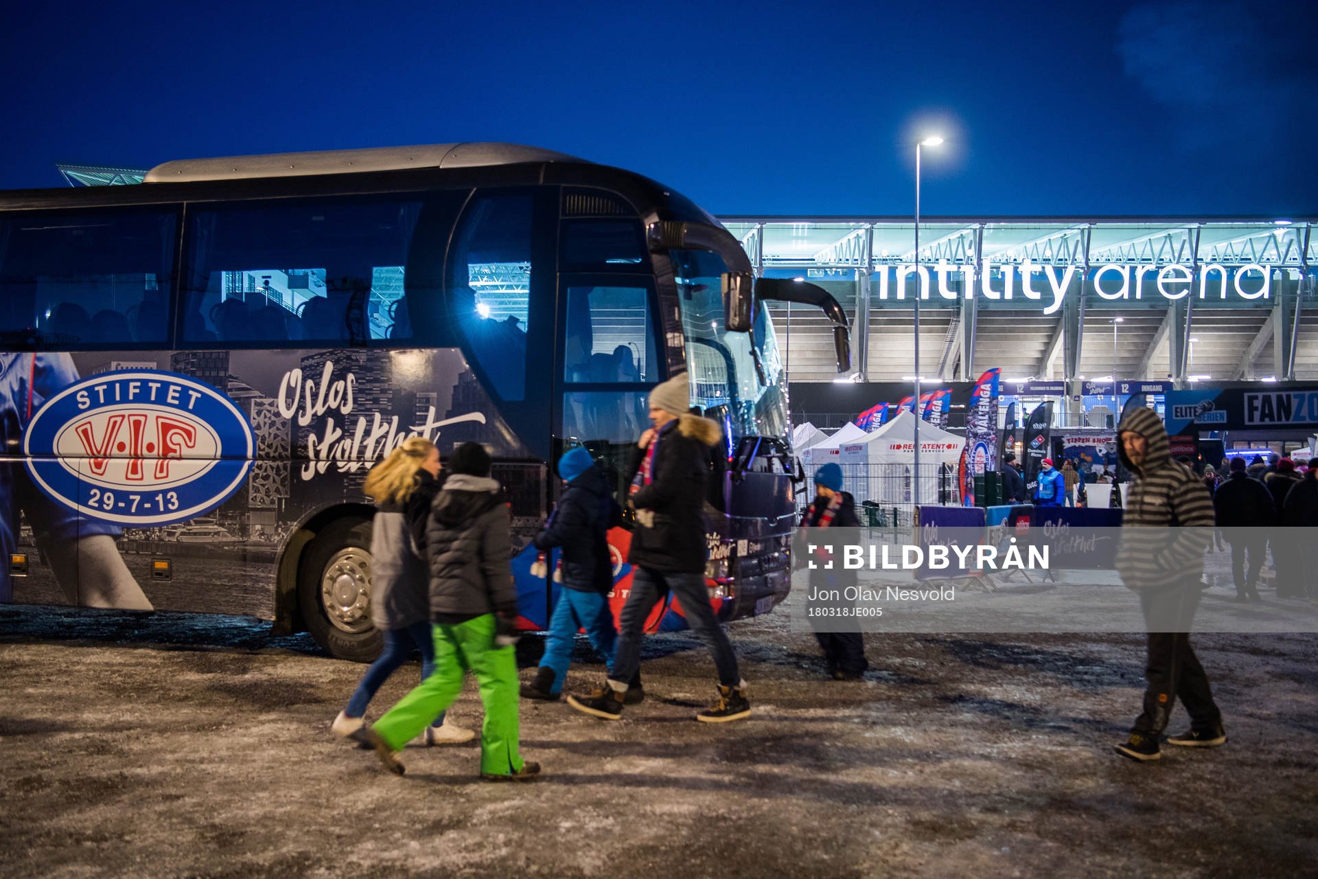 General exterior view of Intility Arena