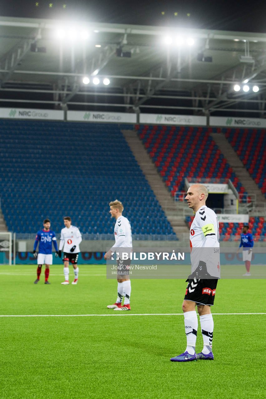 Jone Samuelsen of Odd looks dejected