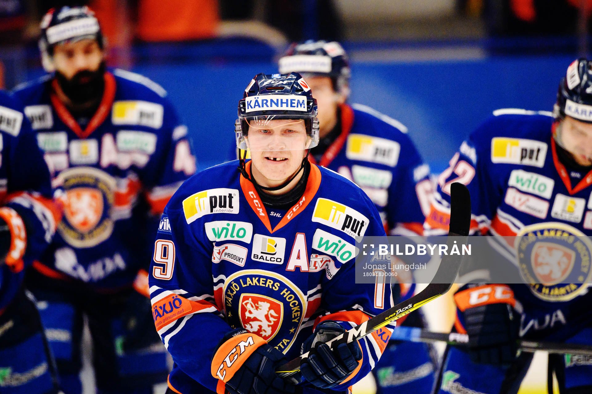 Växjös Tuomas Kiiskinen jublar
