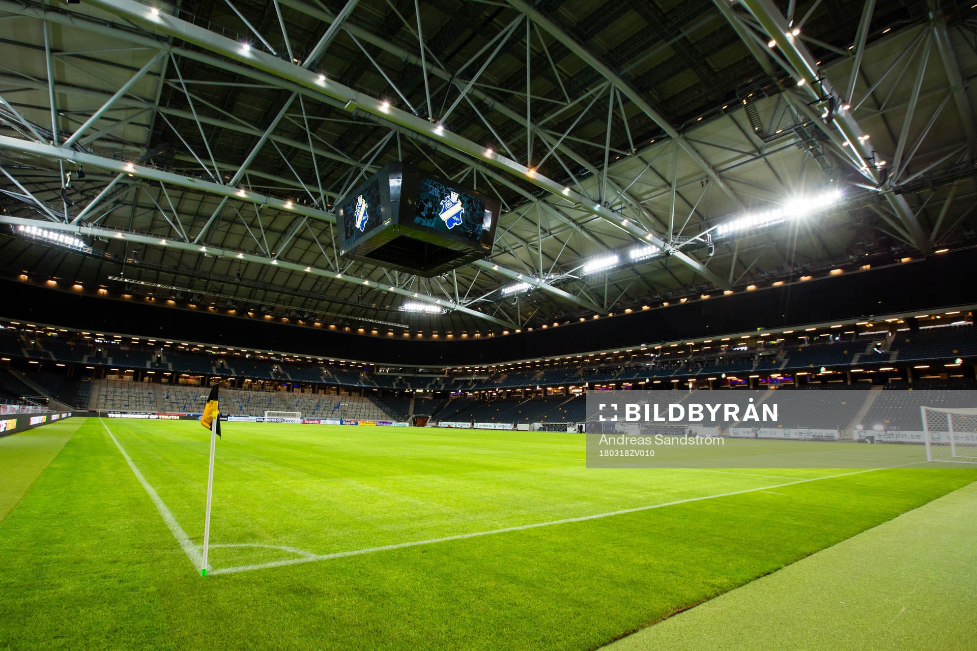 Generell vy över Friends Arena