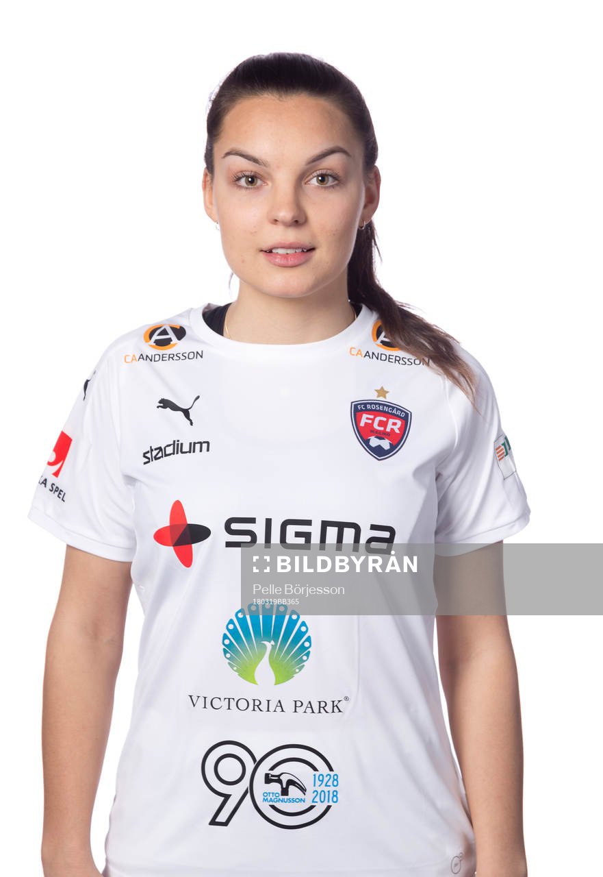 Rosengårds Johanna Rytting Kaneryd poserar för ett porträtt den 19 mars 2018 i Malmö.