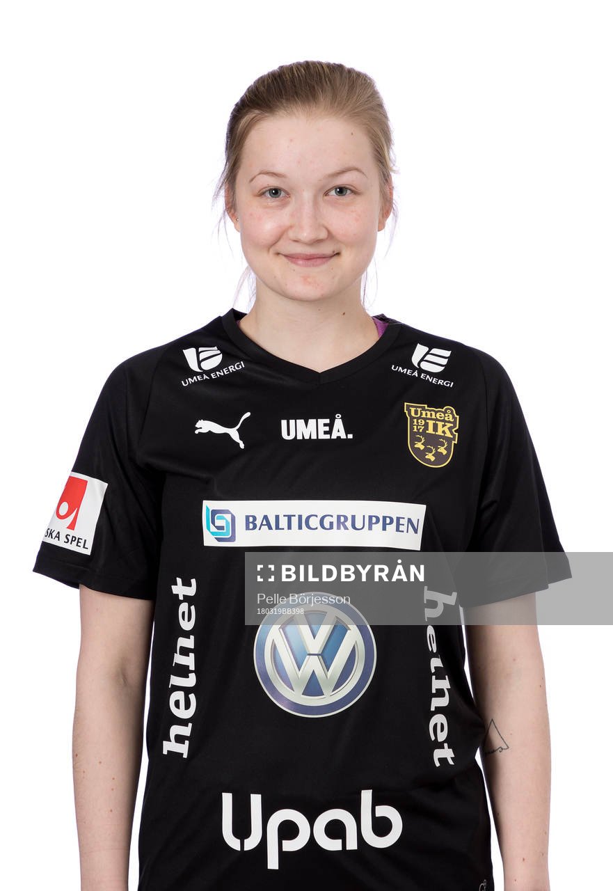 Umeås Elin Bäckström poserar för ett porträtt den 19 mars 2018 i Umeå.