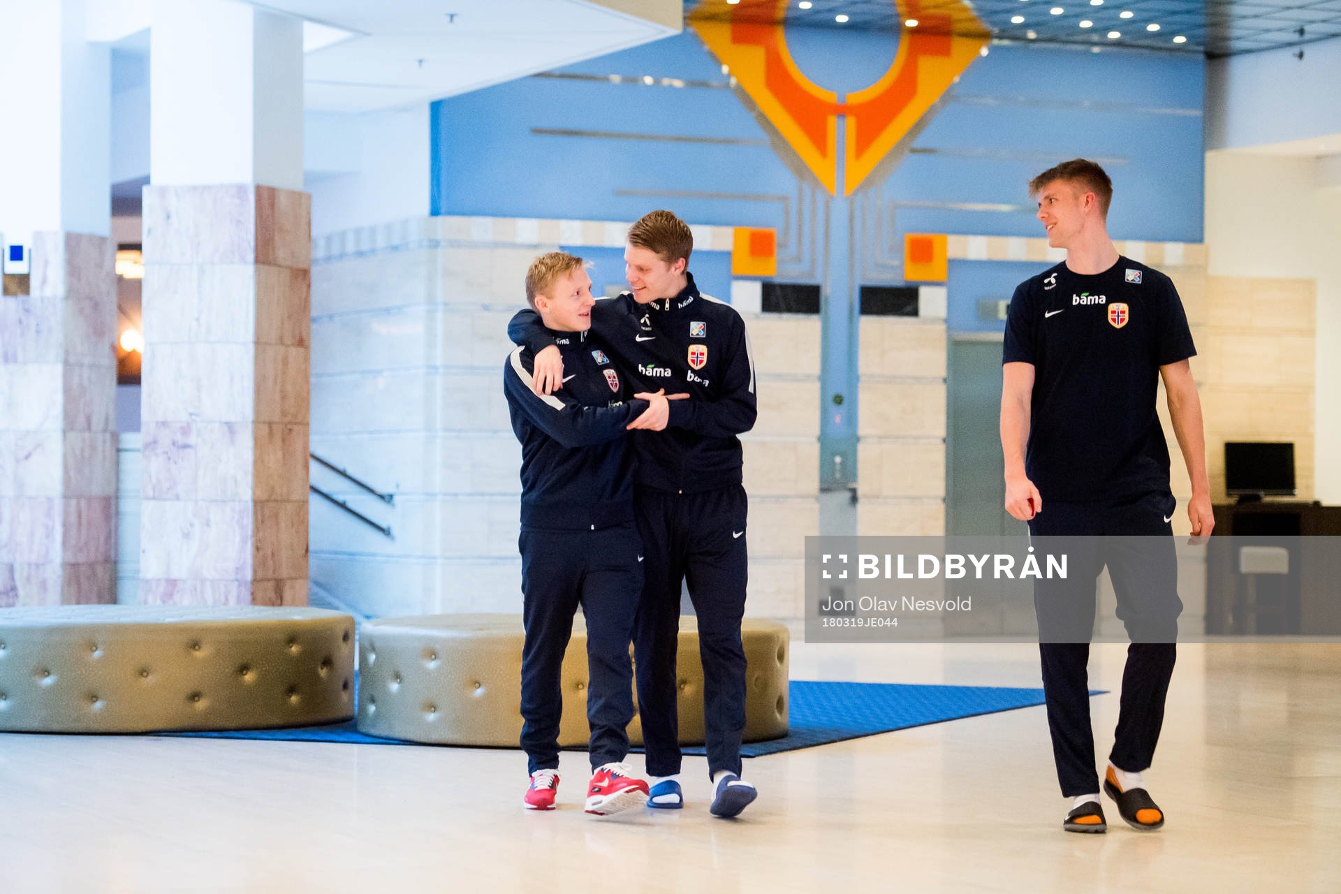 Mats Møller Dæhli, Sigurd Rosted and Kristoffer Ajer of