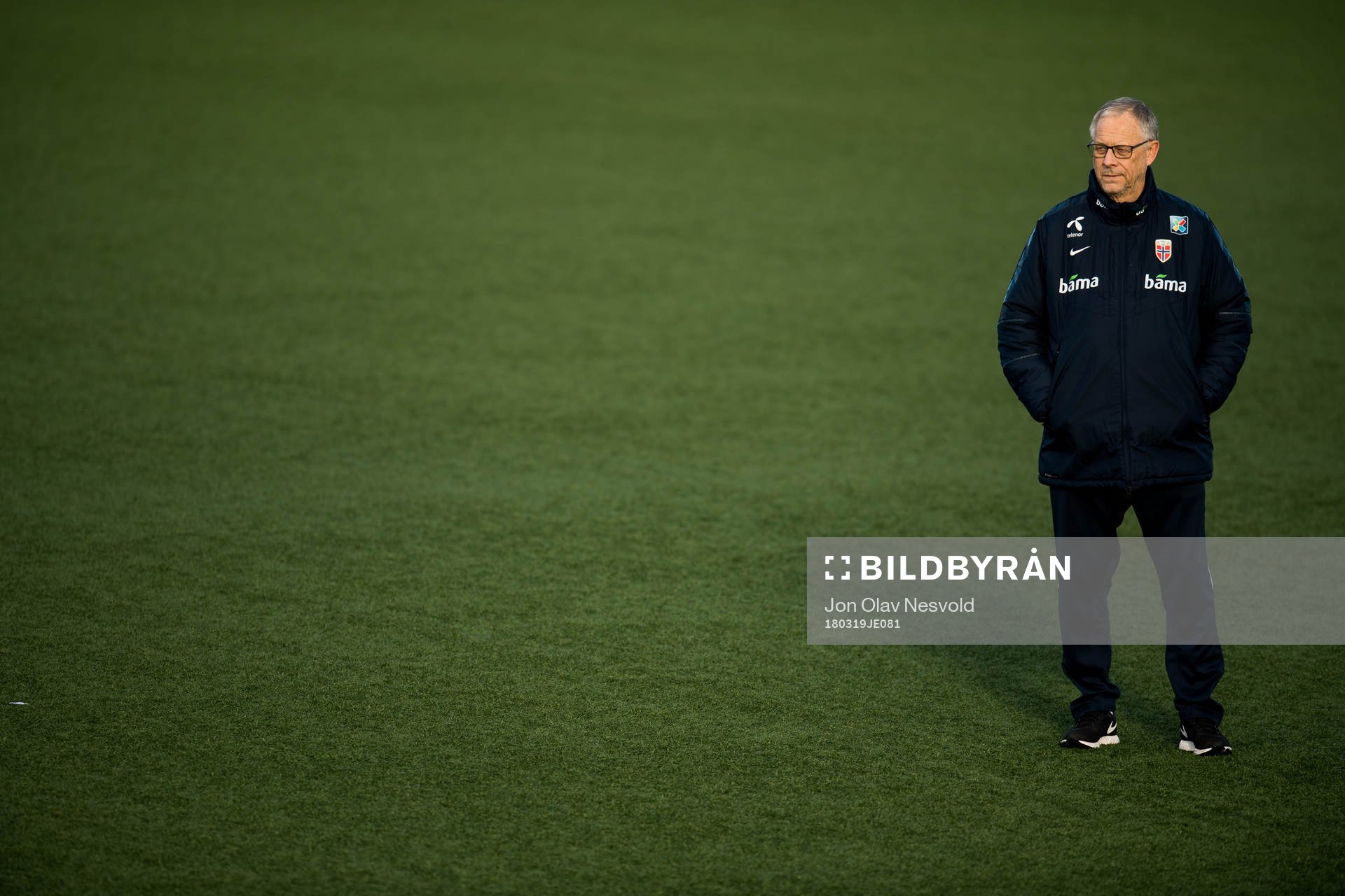 Lars Lagerbäck, head coach of Norway