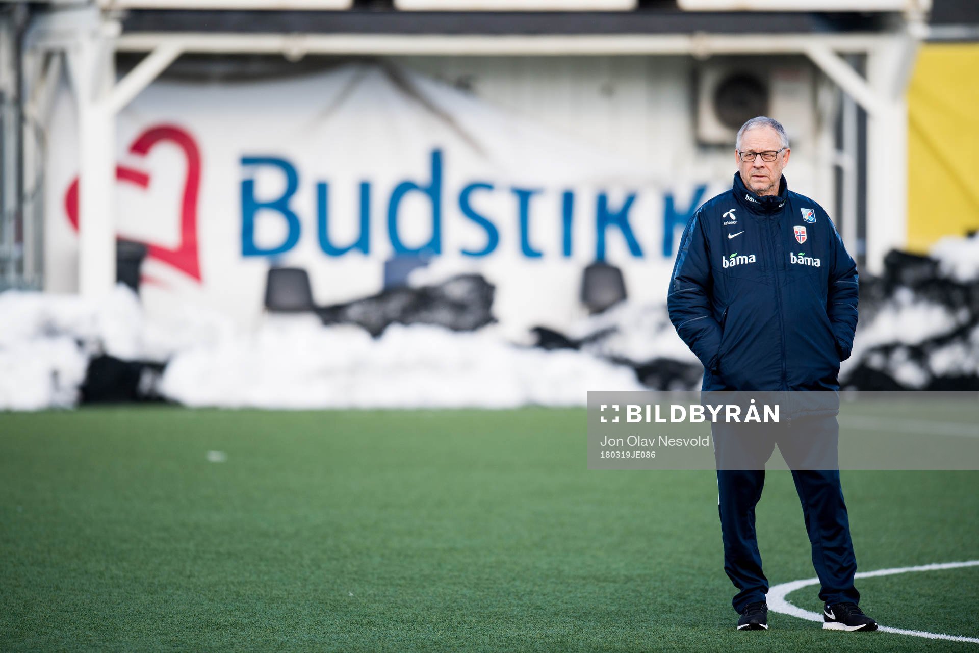 Lars Lagerbäck, head coach of Norway