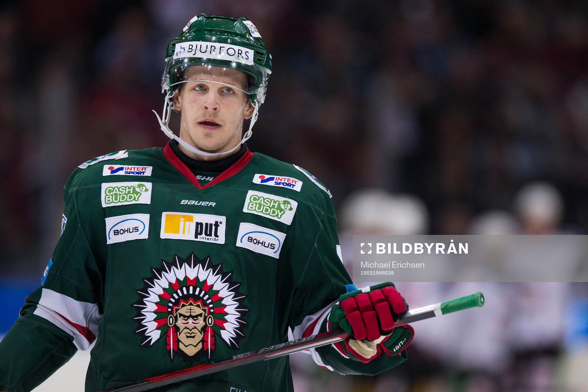 Frölundas Max Friberg deppar
