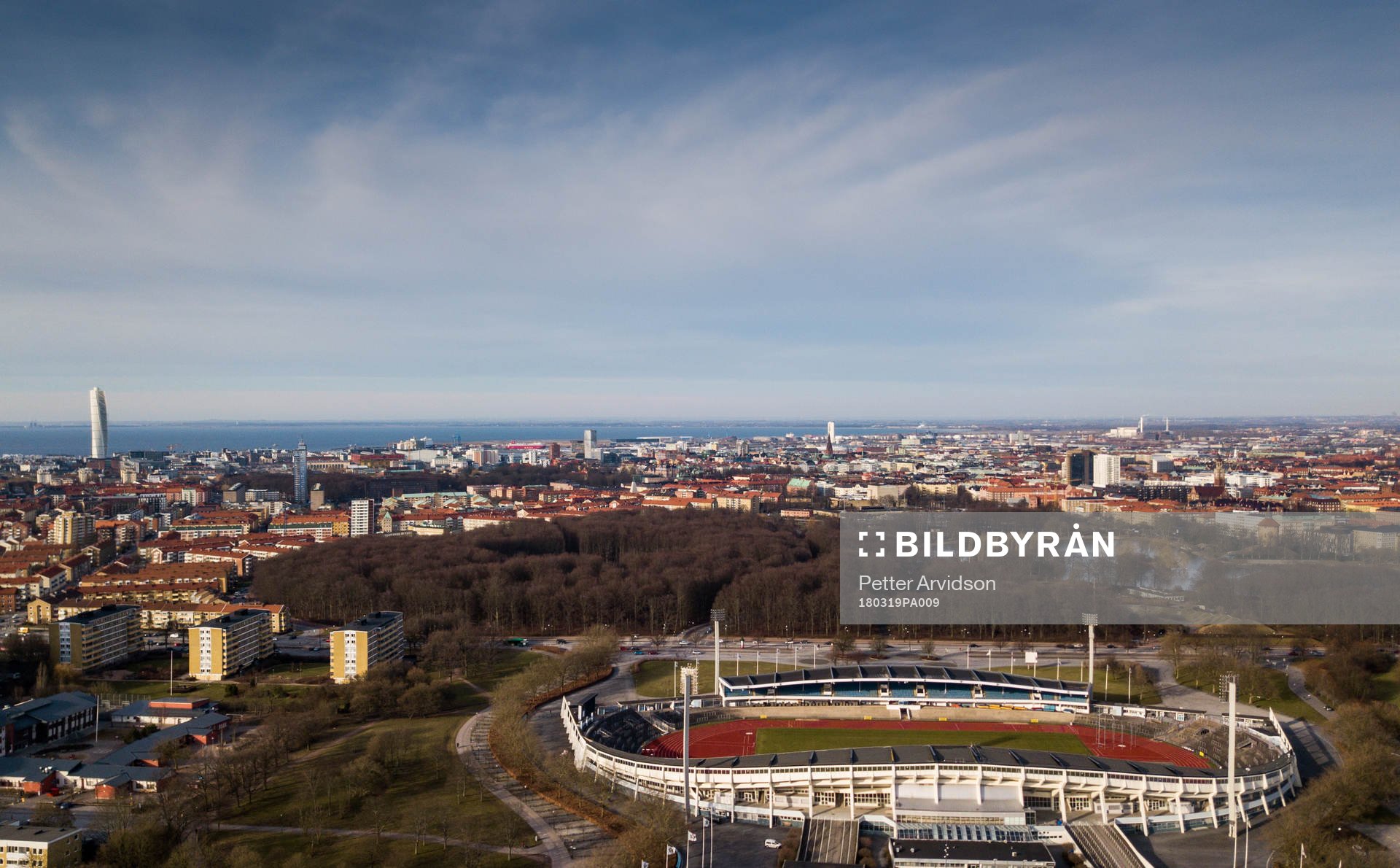 Gamla Malmö Stadion fotograferad