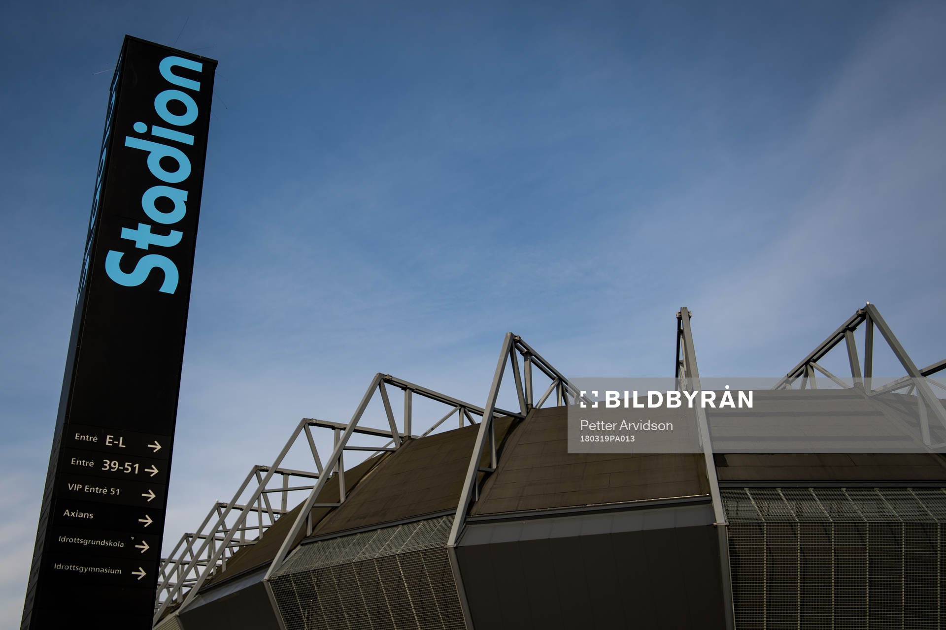 Malmö FFs hemmaarena Stadion fotograferad