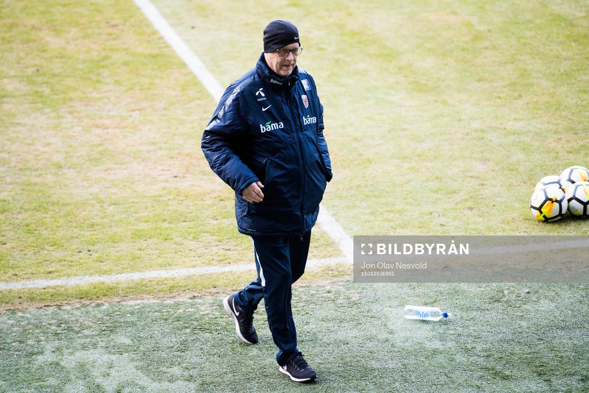 Lars Lagerbäck, head coach of Norway