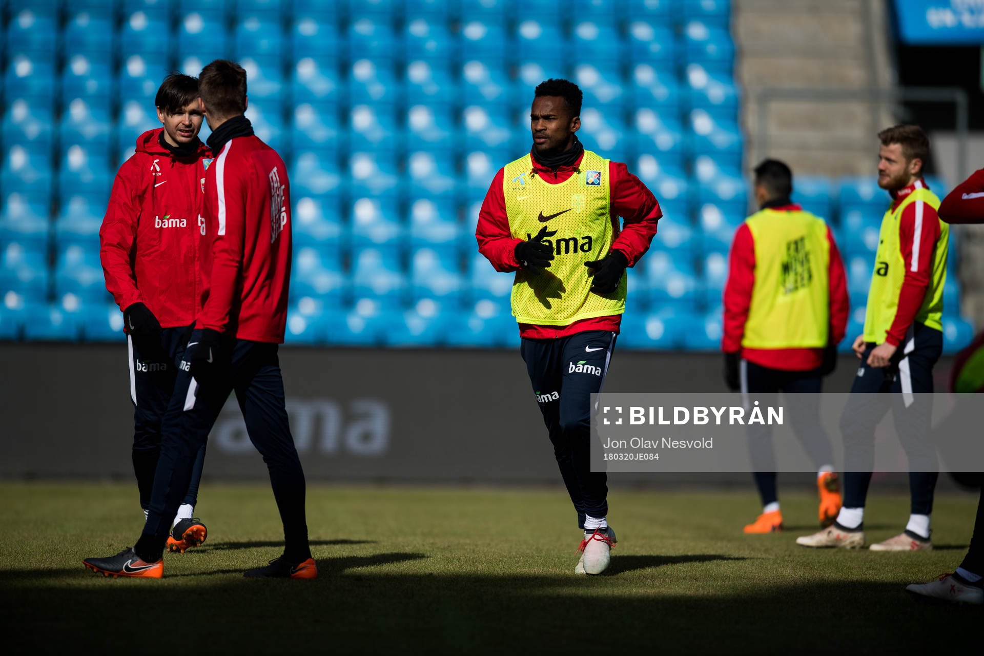 Ole Kristian Selnæs and Ola Kamara of Norway