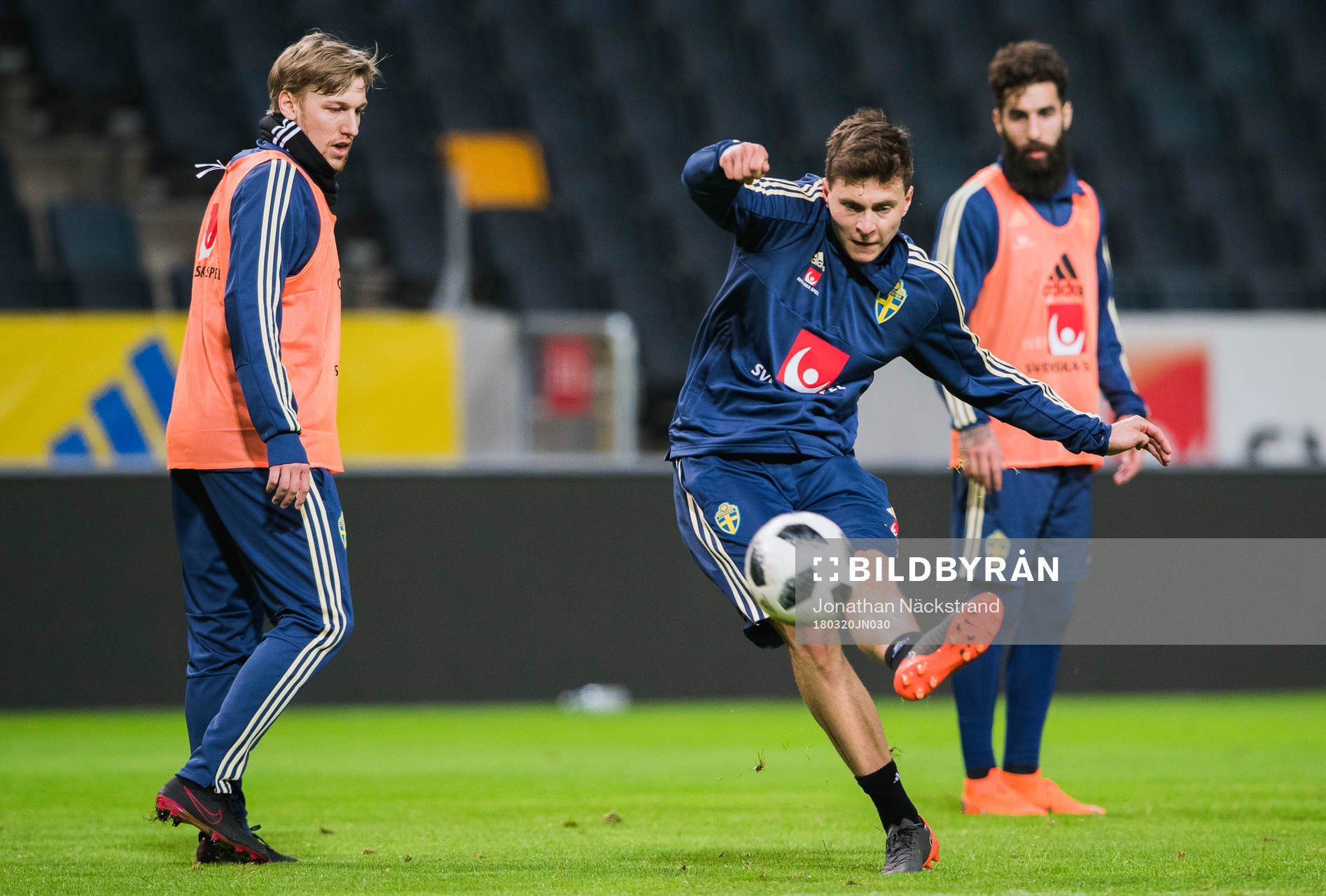 Sveriges Victor Nilsson Lindelöf och Emil Forsberg