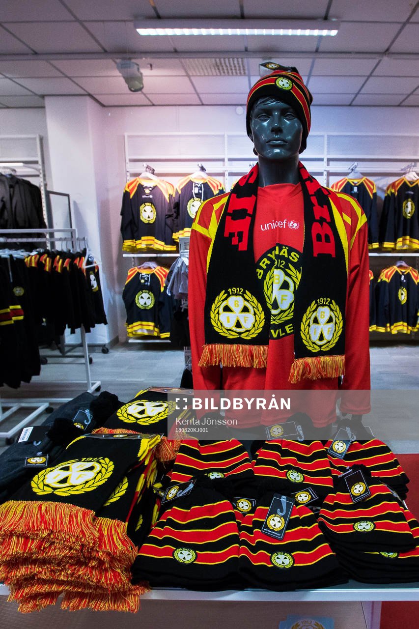 Brynäs souvenirer innan kvartsfinal 2 i SM-slutspelet i