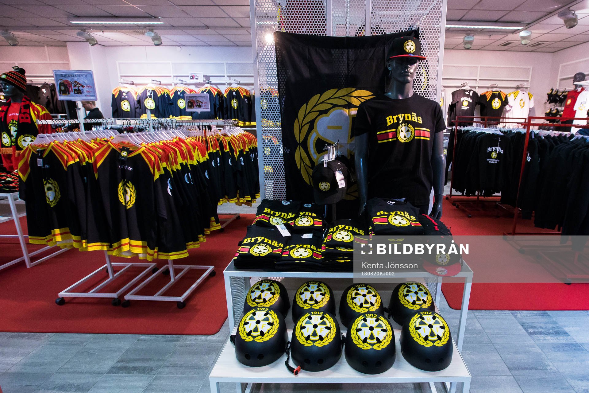 Brynäs souvenirer innan kvartsfinal 2 i SM-slutspelet i