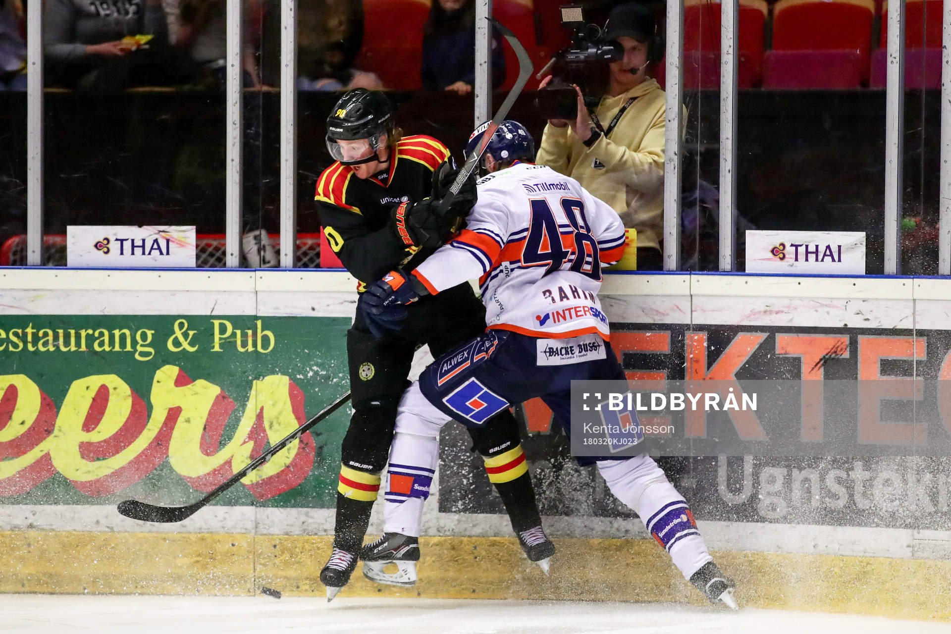 Brynäs Henrik Larsson och Växjös Daniel Rahimi