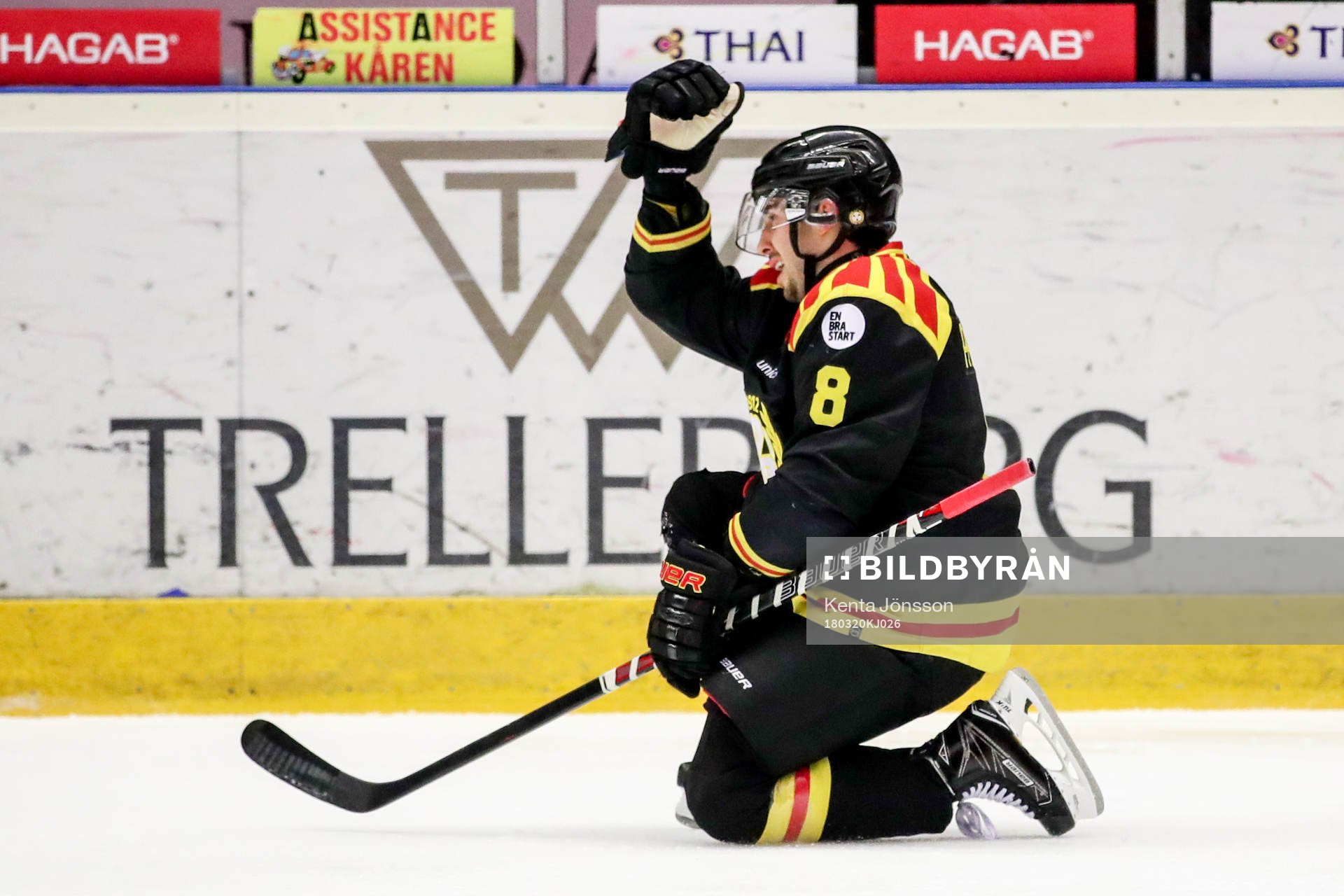 Brynäs Aaron Palushaj jublar