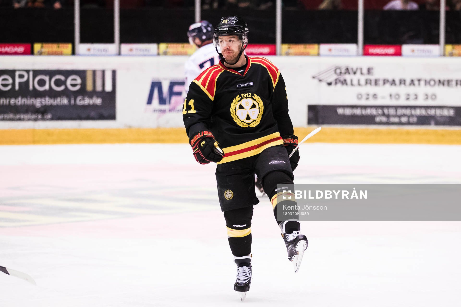 Brynäs Kevin Clark jublar