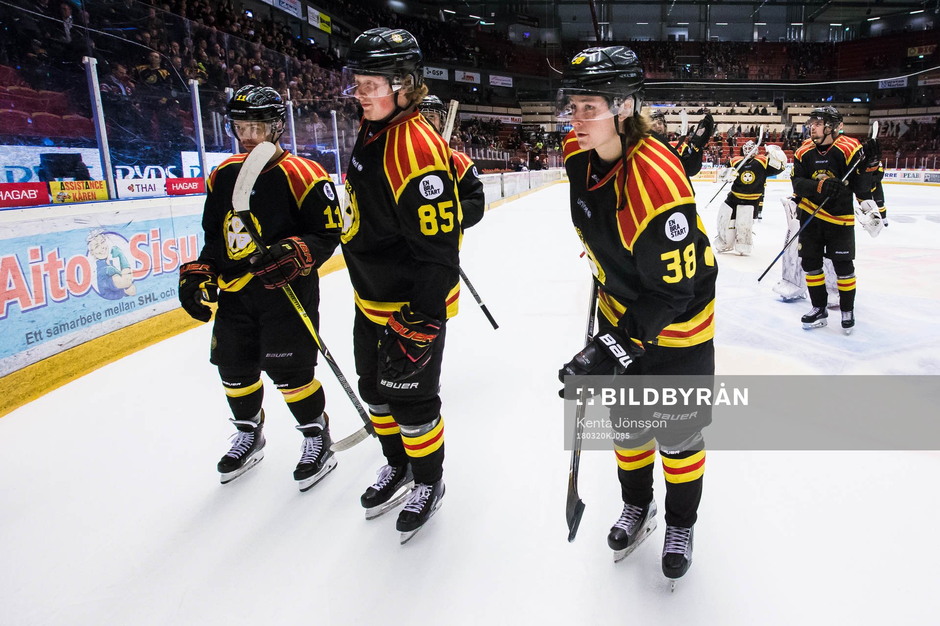 Brynäs Kevin Clark , Samuel Solem och Oliver Nordberg