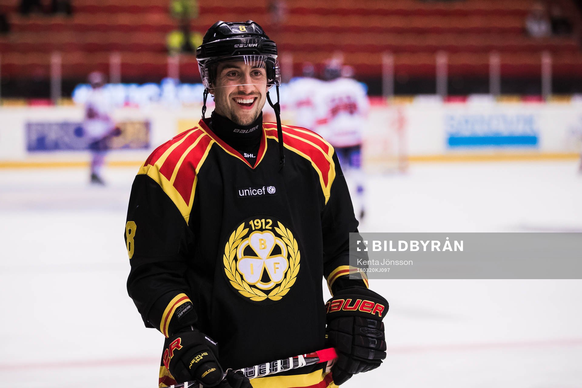 Brynäs Aaron Palushaj ler